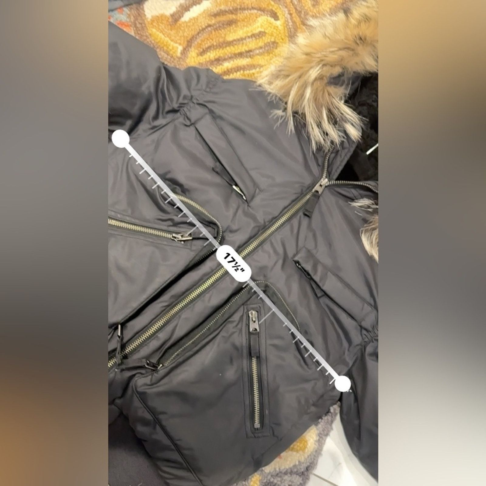 Ralph Lauren RALPH LAUREN | XS | GOOSE DOWN BOMBER Real FUR TRIM HOOD Size XS / US 0-2 / IT 36-38 - 13 Thumbnail
