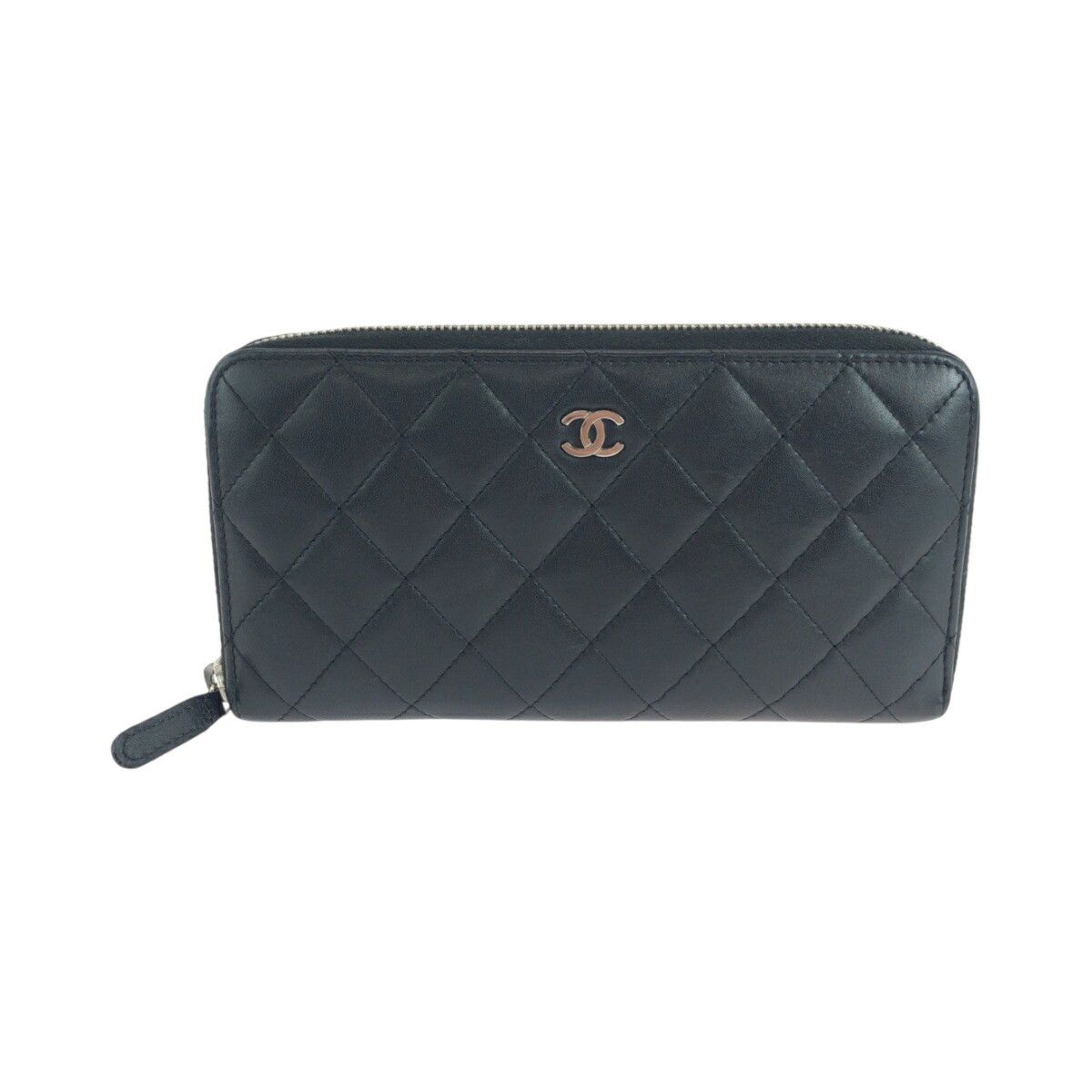 Chanel Chanel Chanel Matelasse Lambskin Long Wallet Leather Long Wallet DUTY FREE for USA Size ONE SIZE - 1 Thumbnail