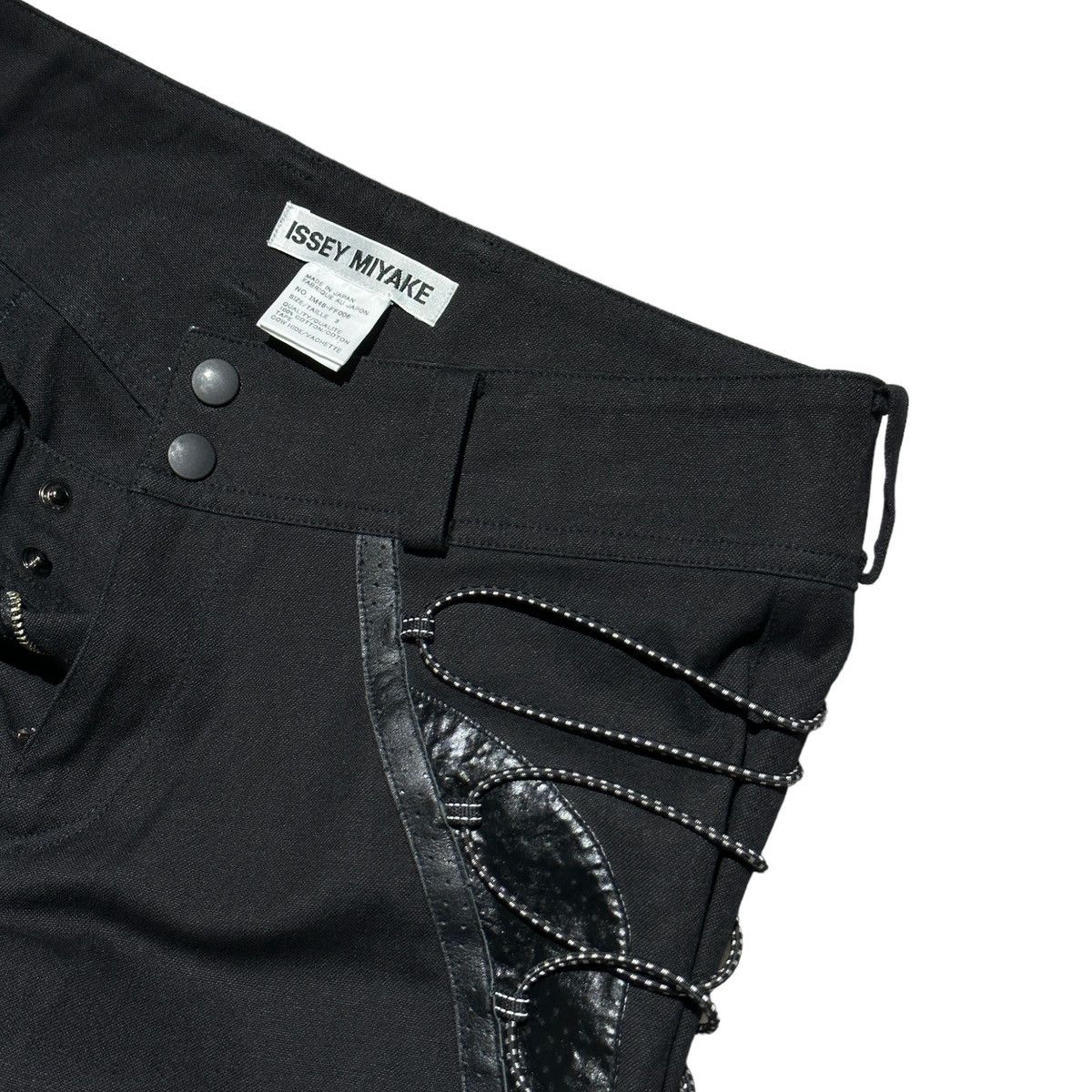 Issey Miyake 2004 bungee parachute bondage lace trouser Size US 31 - 2 Thumbnail