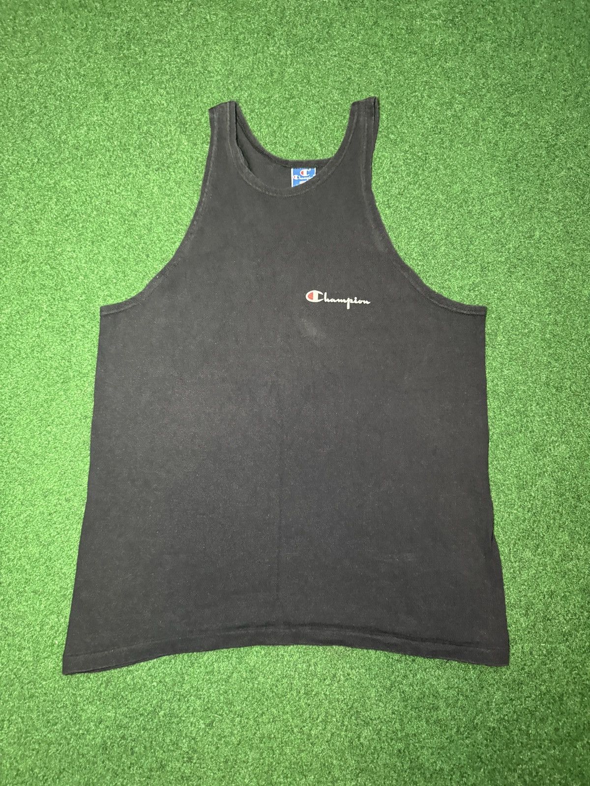 Champion Vintage 90s Champion Black Large Sleeveless Shirt Tank Top Size US L / EU 52-54 / 3 - 1 Thumbnail
