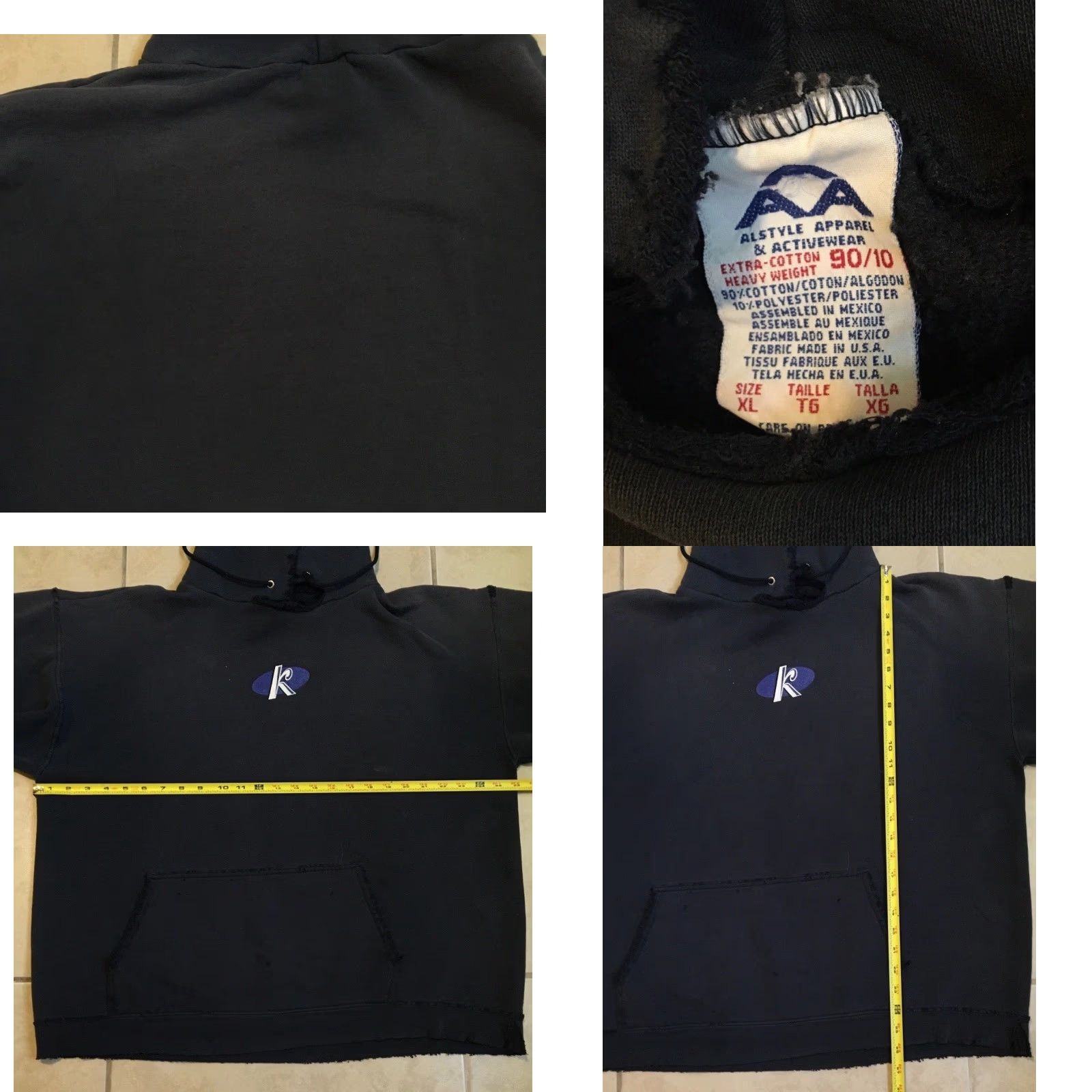 Thrasher VINTAGE Kokanee Beer Destroyed Thrashed Faded Boxy Hoodie XL Men Blue 90s Y2K Grunge Punk Skate Surf Rock Beach Tattoo Size US XL / EU 56 / 4 - 11 Thumbnail