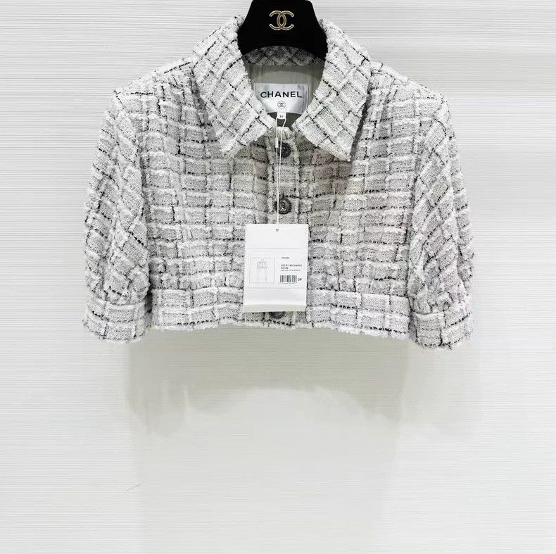 Chanel Chanel White and black braided short jacket Size XS / US 0-2 / IT 36-38 - 1 Thumbnail