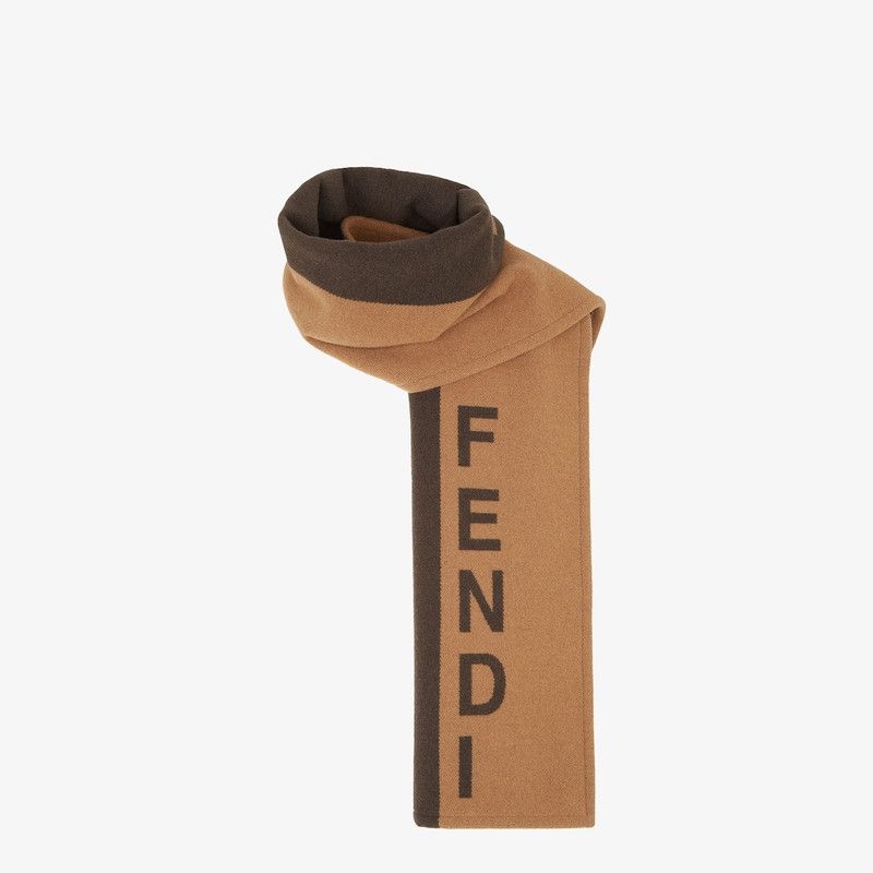 Fendi o1s1wg111125 Size:OS/ Scarf in Brown Size ONE SIZE - 2 Thumbnail