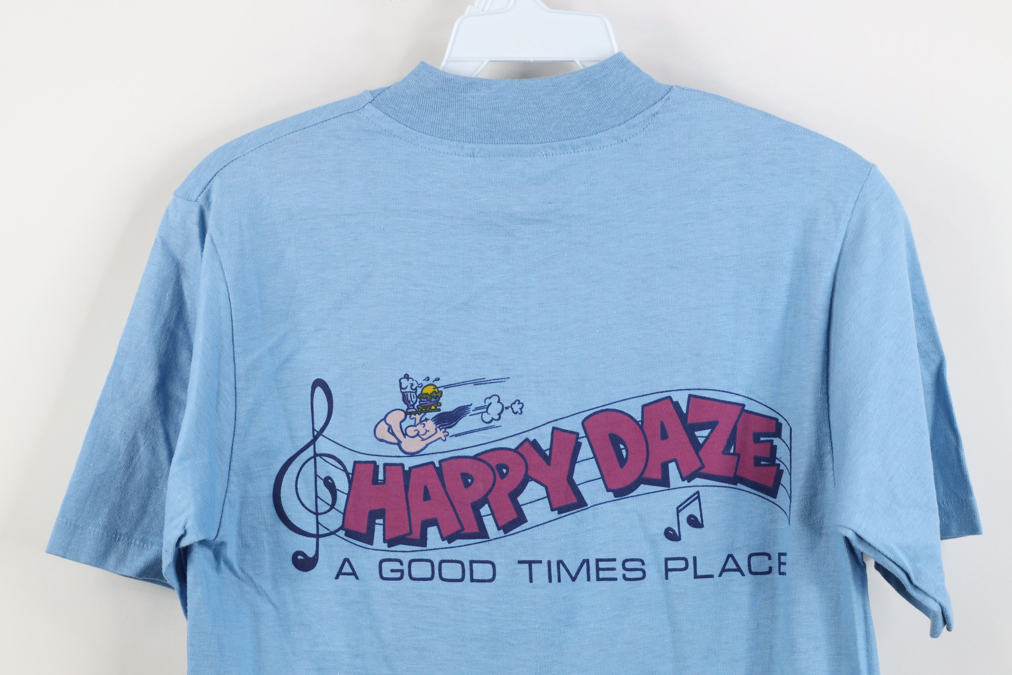 Vintage Vintage 80s Rockabilly Daze A Good Times Place T-Shirt USA Size S / US 4 / IT 40 - 12 Thumbnail