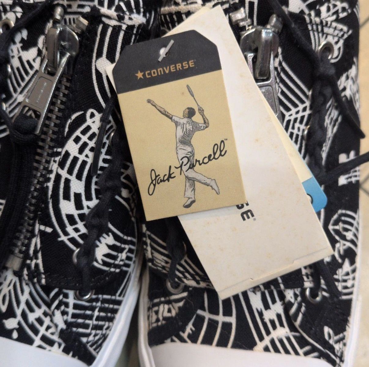 Number (N)ine Number nine × converse 07SS ABOUT A BOY JACK PURCELL US9.5 Size US 9.5 / EU 42-43 - 2 Thumbnail