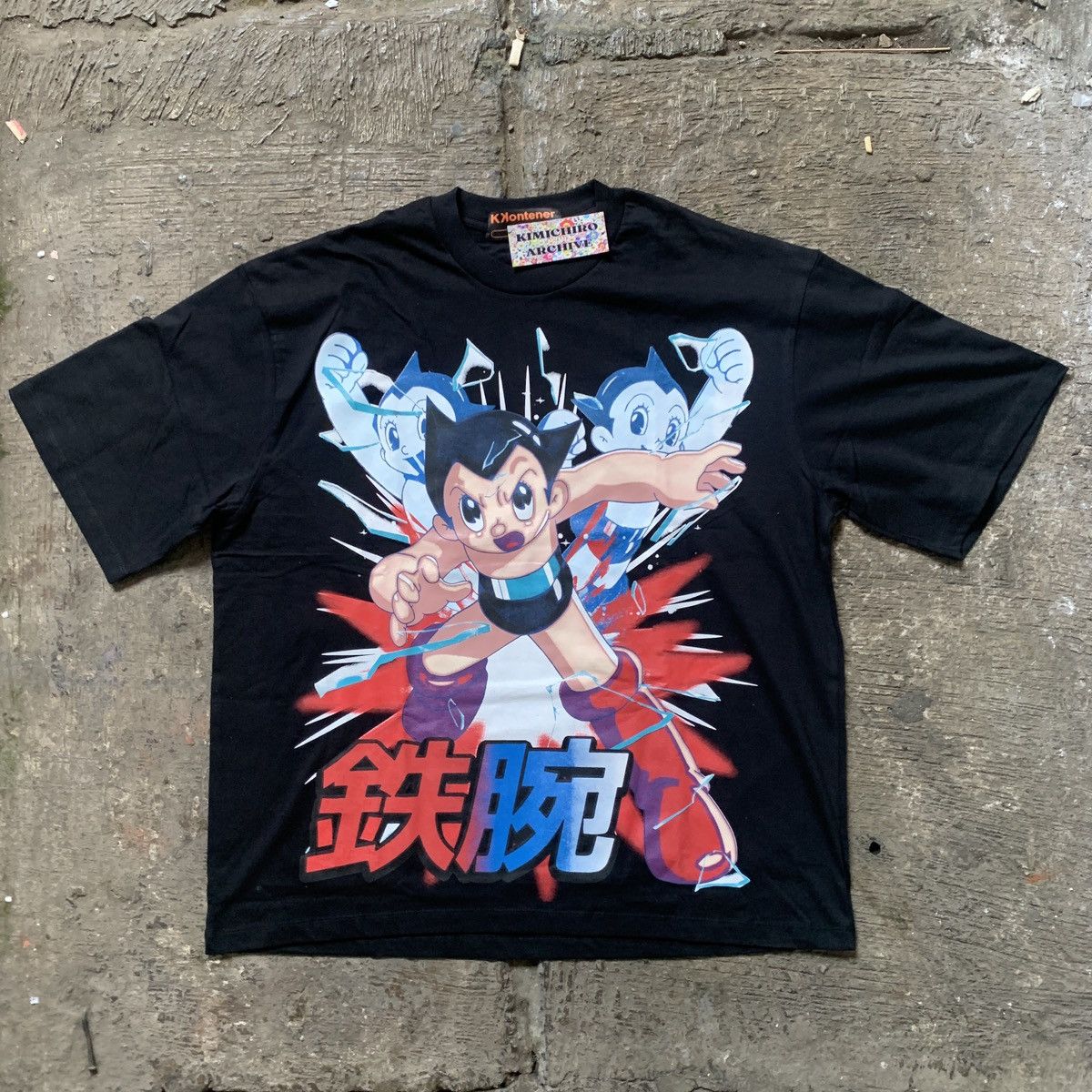 image of Astro Boy - Version 2 X Anime Tshirt X Fan Bbootlg X Anime in Black, Men's (Size XL)