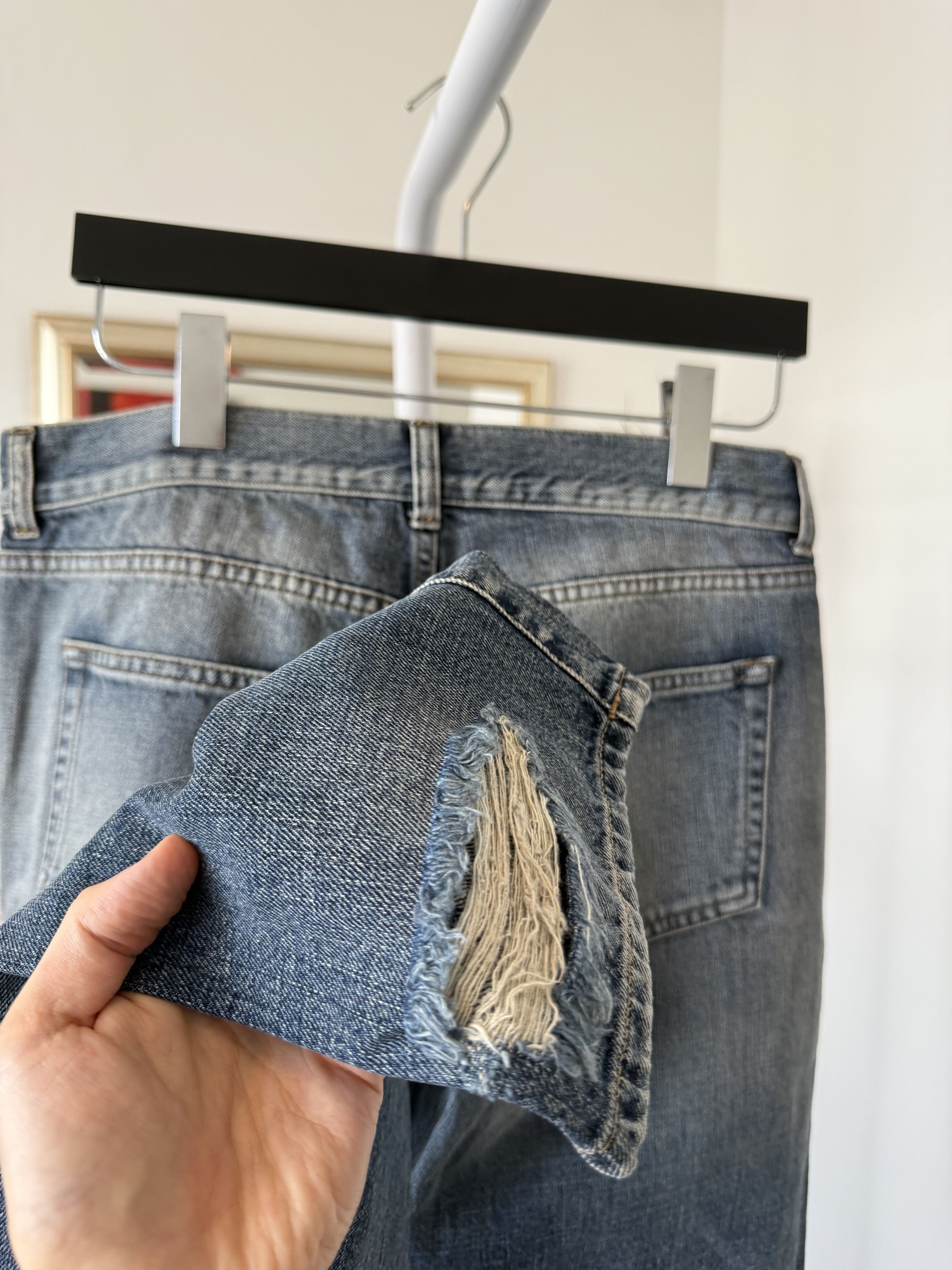 Saint Laurent Paris FW17 Saint Laurent D23 Destroyed Denim Size 30" / US 8 / IT 44 - 9 Thumbnail