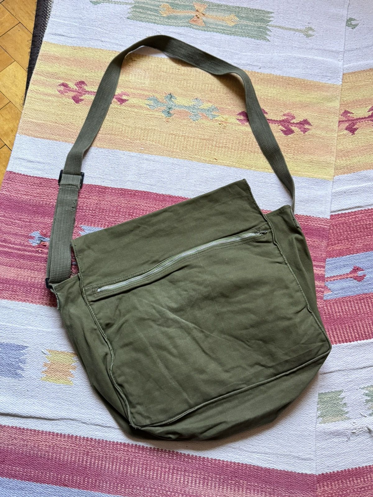 Vintage Vintage 80-90’s Chinese Army Military Shoulder Bag Size ONE SIZE - 7 Thumbnail