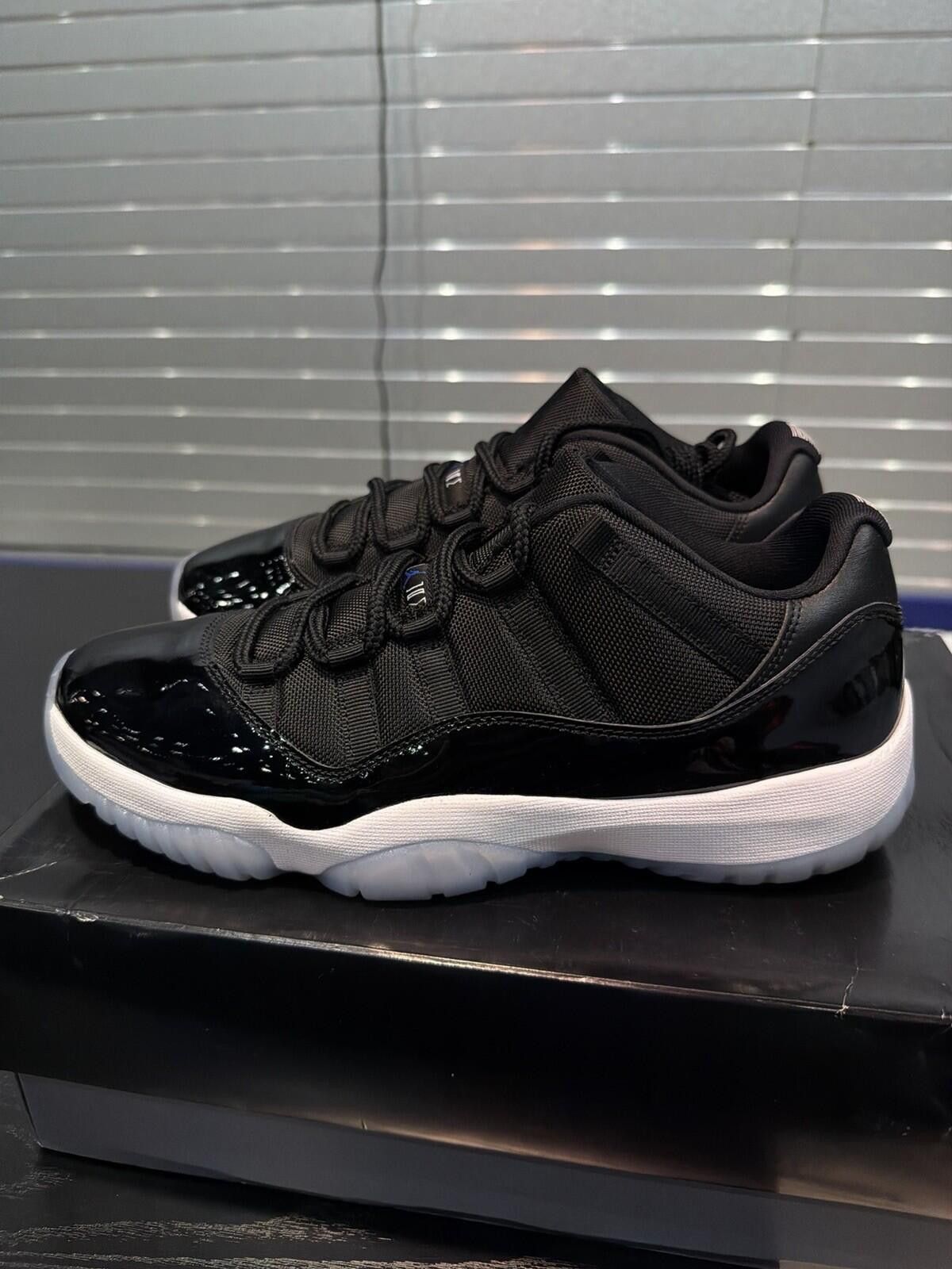 Jordan Brand Nike Air Jordan 11 Retro Low Space Jam Black Royal Size 10.5 Size US 10.5 / EU 43-44 - 9 Thumbnail