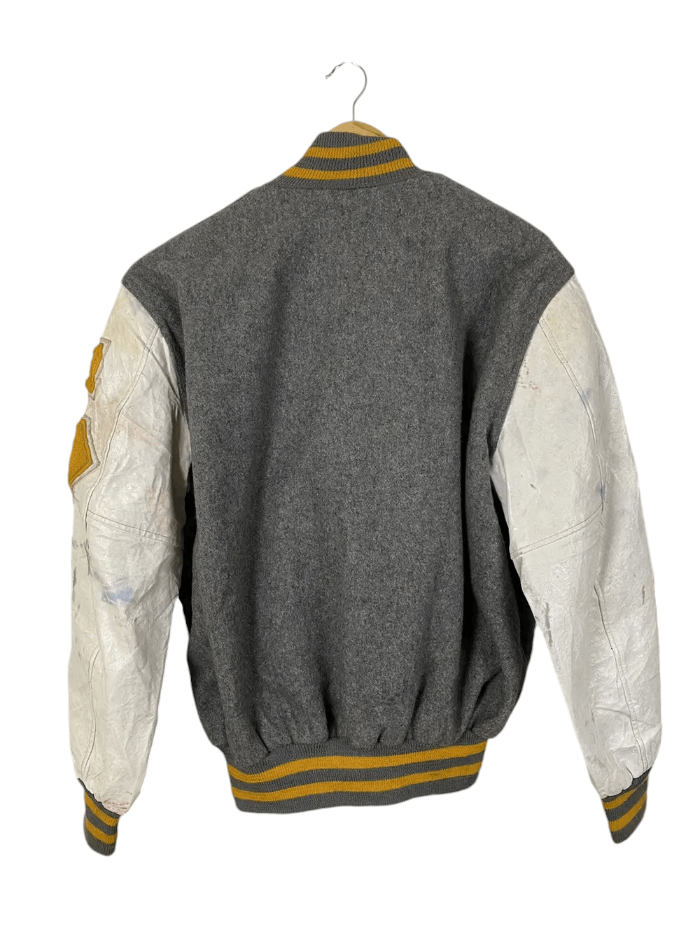 NEFF × Vintage Vintage NEFF Varsity Wool Leather Jacket 1994 Size US XL / EU 56 / 4 - 2 Thumbnail