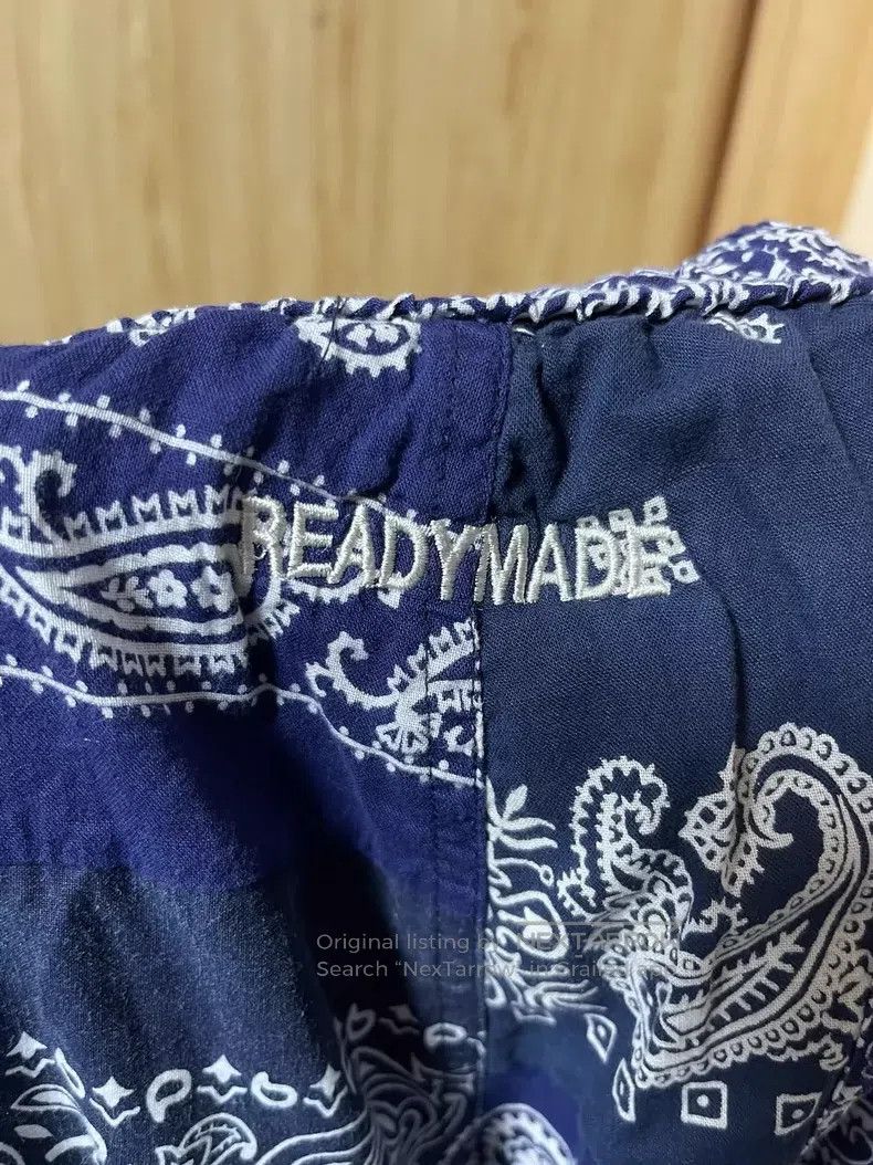 READYMADE Ready Made size 3 Smiling relief print blue antique cloth w Size US 40 / EU 56 - 8 Thumbnail