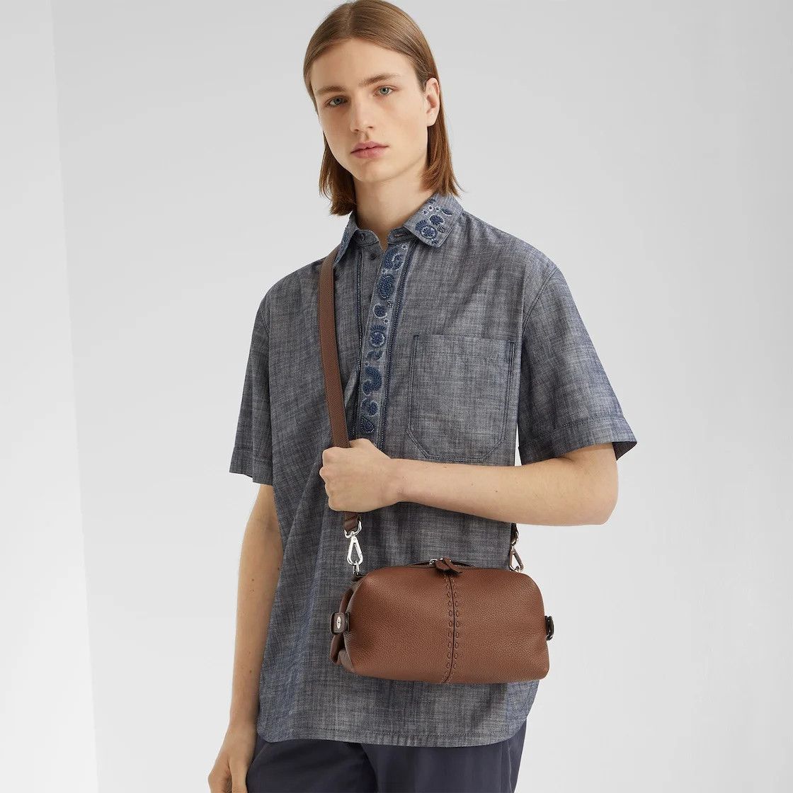 Fendi o1s1wg110426 Size:OS/Selleria Siesta Small in Brown Size ONE SIZE - 8 Thumbnail