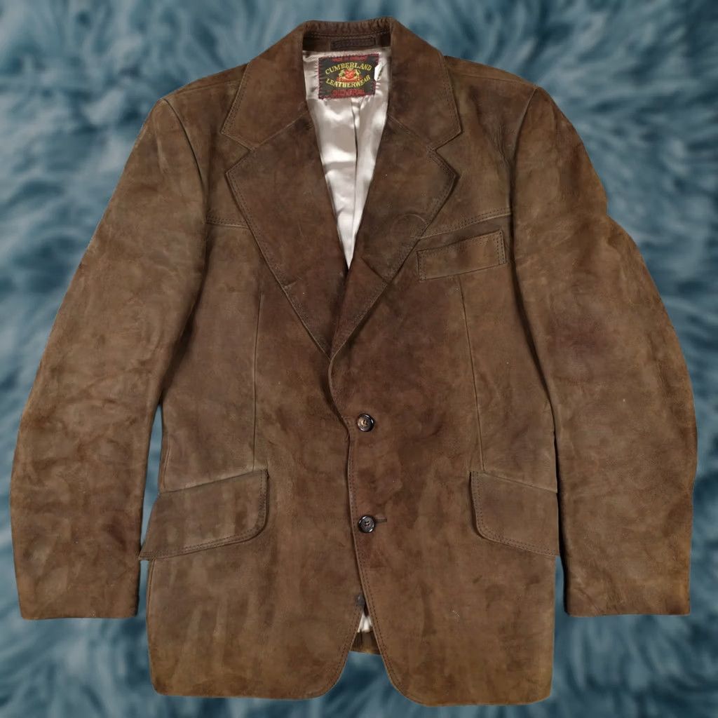 Gloverall VINTAGE Gloverall Jacket Leather Brown Size 42 Men's Size US 42 / EU 58 - 1 Thumbnail