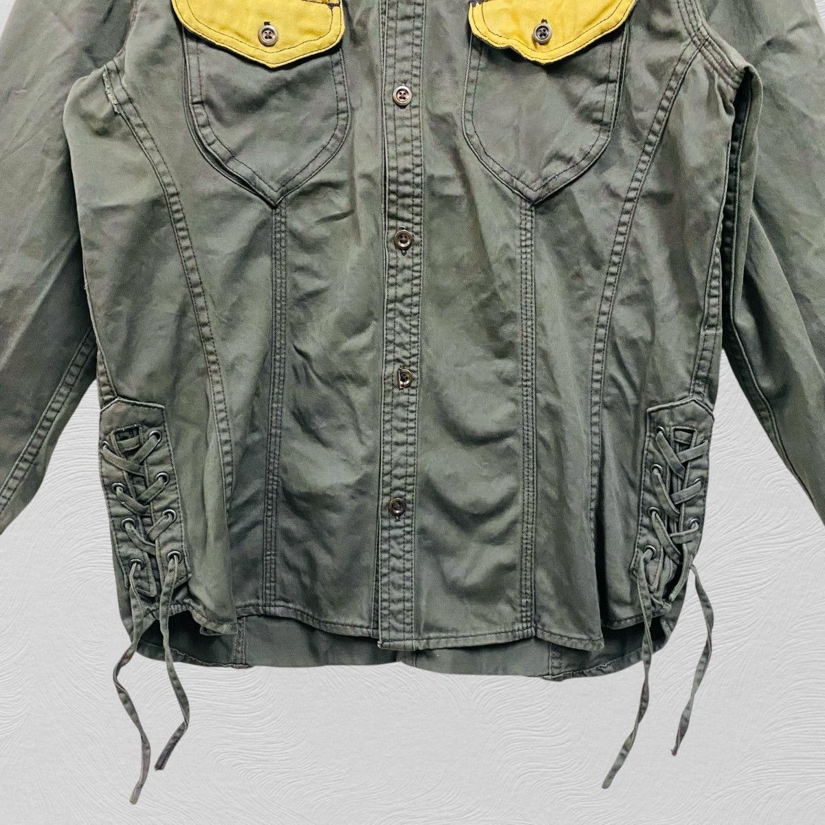 Japanese Brand Nicole hideaways shirt button lace up japanese brand Size US M / EU 48-50 / 2 - 3 Thumbnail