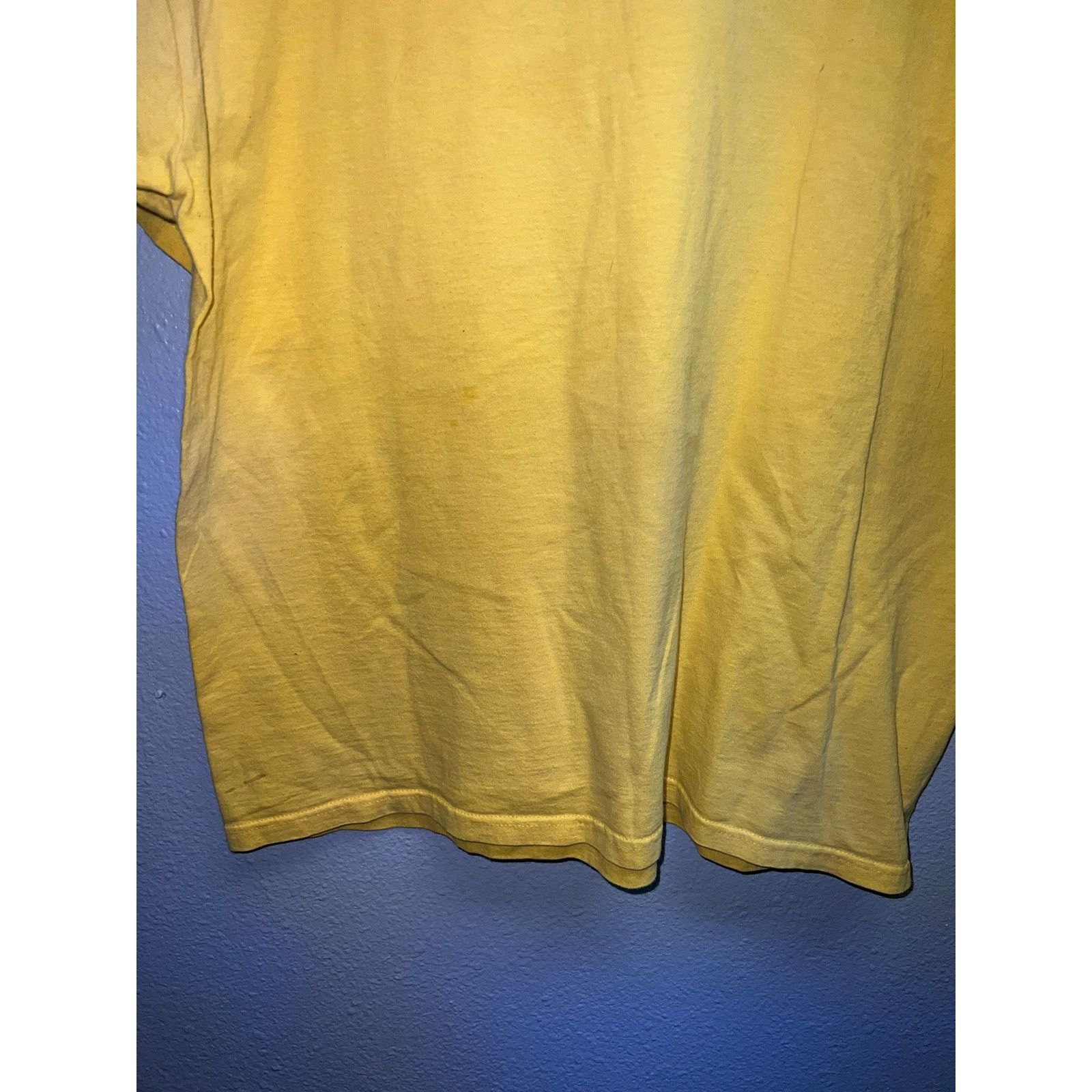 Jerzees Y2K Jerzees Heavyweight Cotton Yellow Blank Shirt XL Size US XL / EU 56 / 4 - 4 Thumbnail