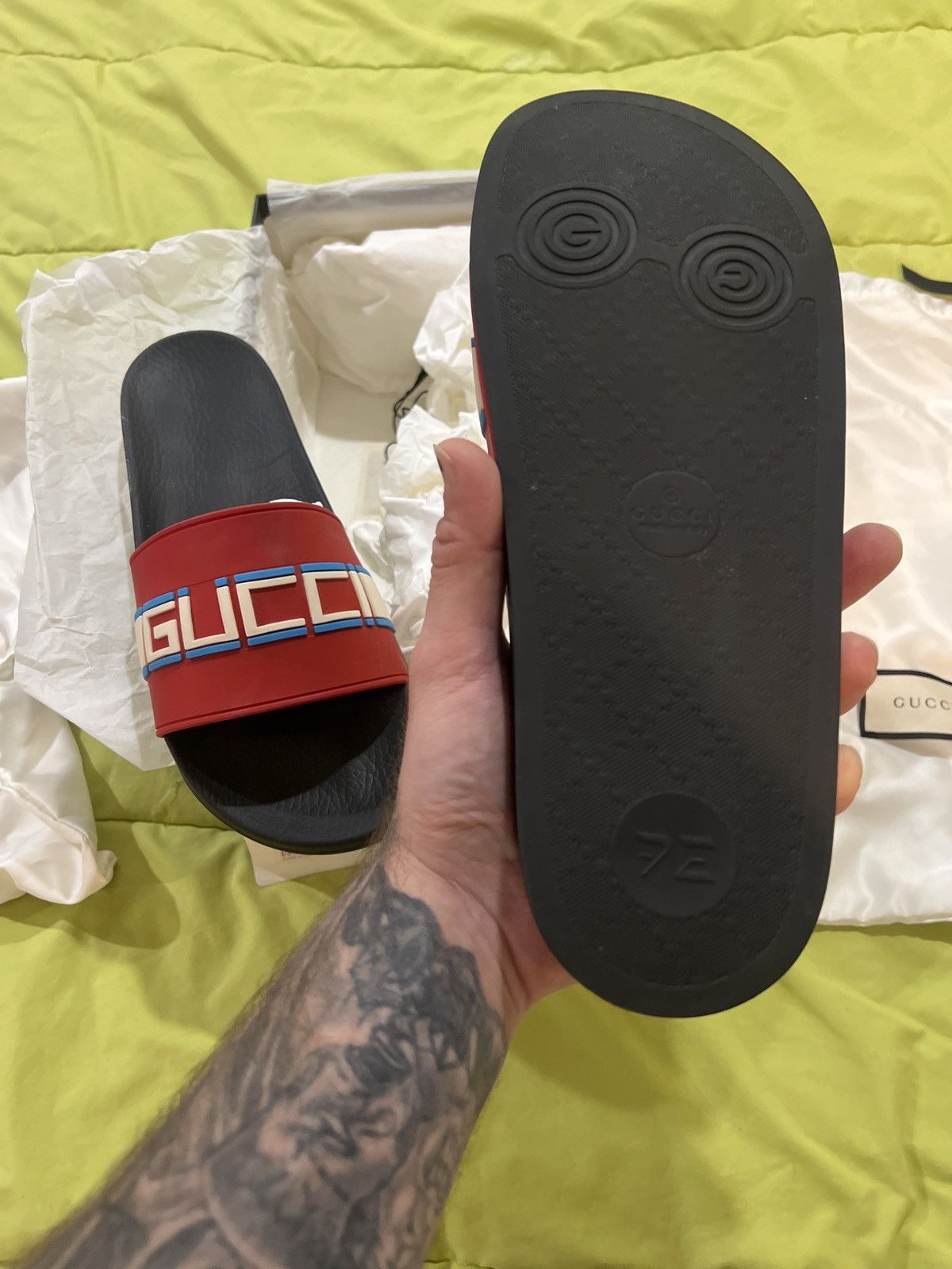 Gucci Gucci slides Size US 10 / EU 43 - 6 Thumbnail