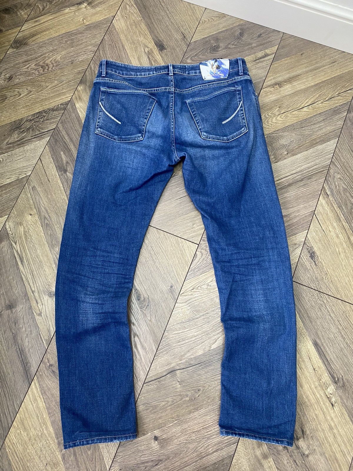 Designer × Vintage Vintage Handpicked Tapered Fit Denim Jeans Size US 33 - 10 Thumbnail