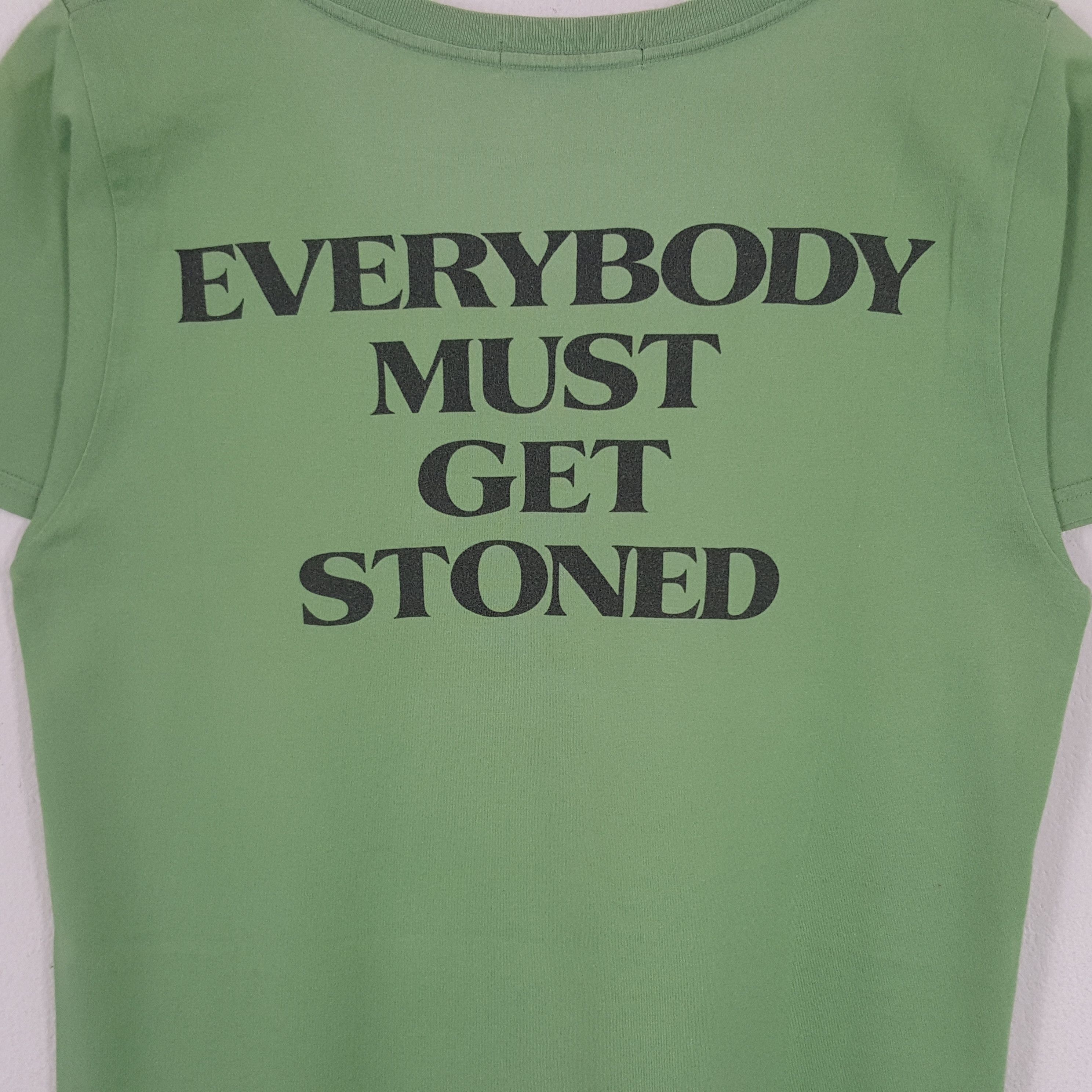 Hysteric Glamour Vintage Hysteric Glamour Everybody Must Get Stoned Tshirt Size US S / EU 44-46 / 1 - 2 Thumbnail