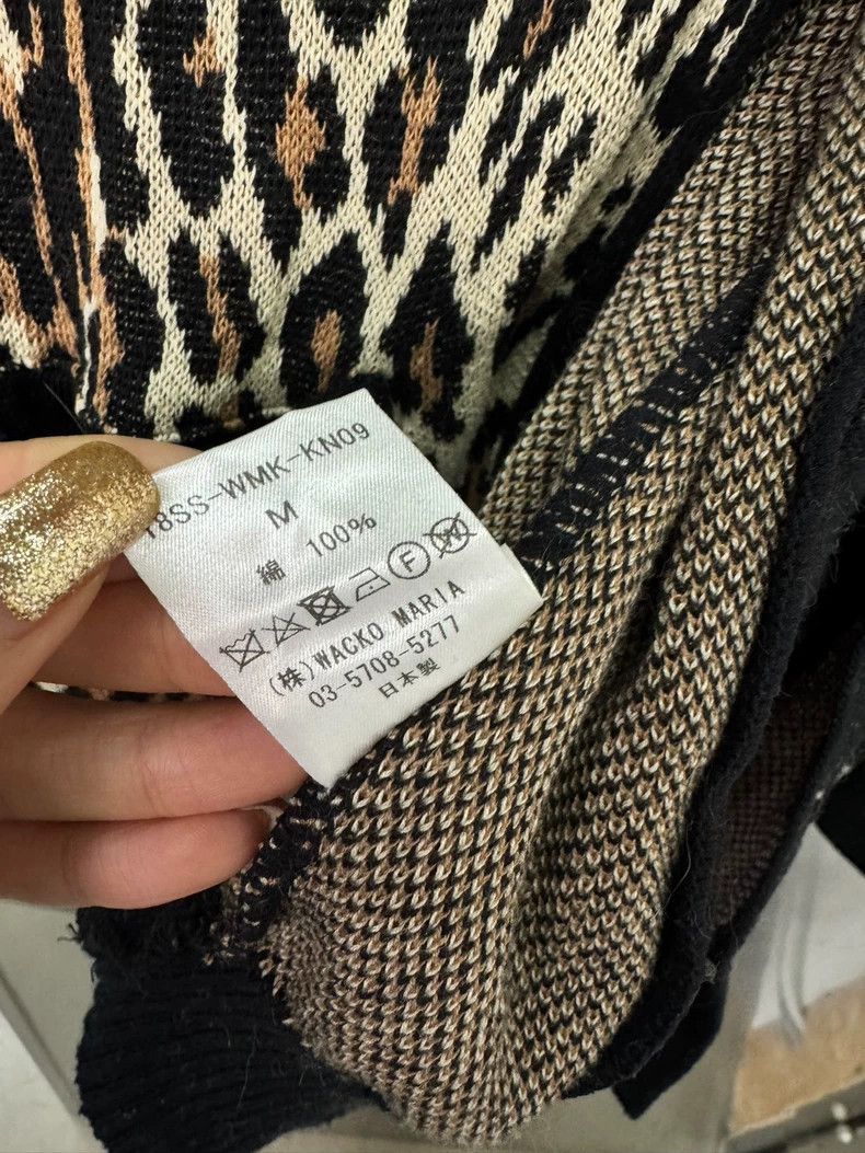 Wacko Maria Wacko Maria guilty parties Leopard Print Knit Cardigan Size US M / EU 48-50 / 2 - 4 Thumbnail