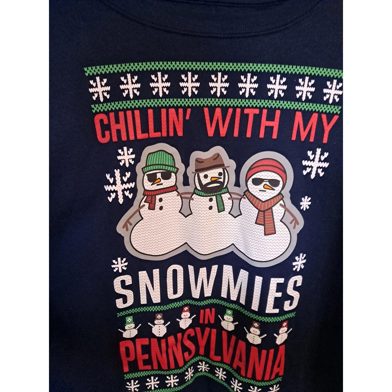 Other Home Free Chilling with My Snowmies in Pennsylvania Holiday Size US XL / EU 56 / 4 - 2 Thumbnail