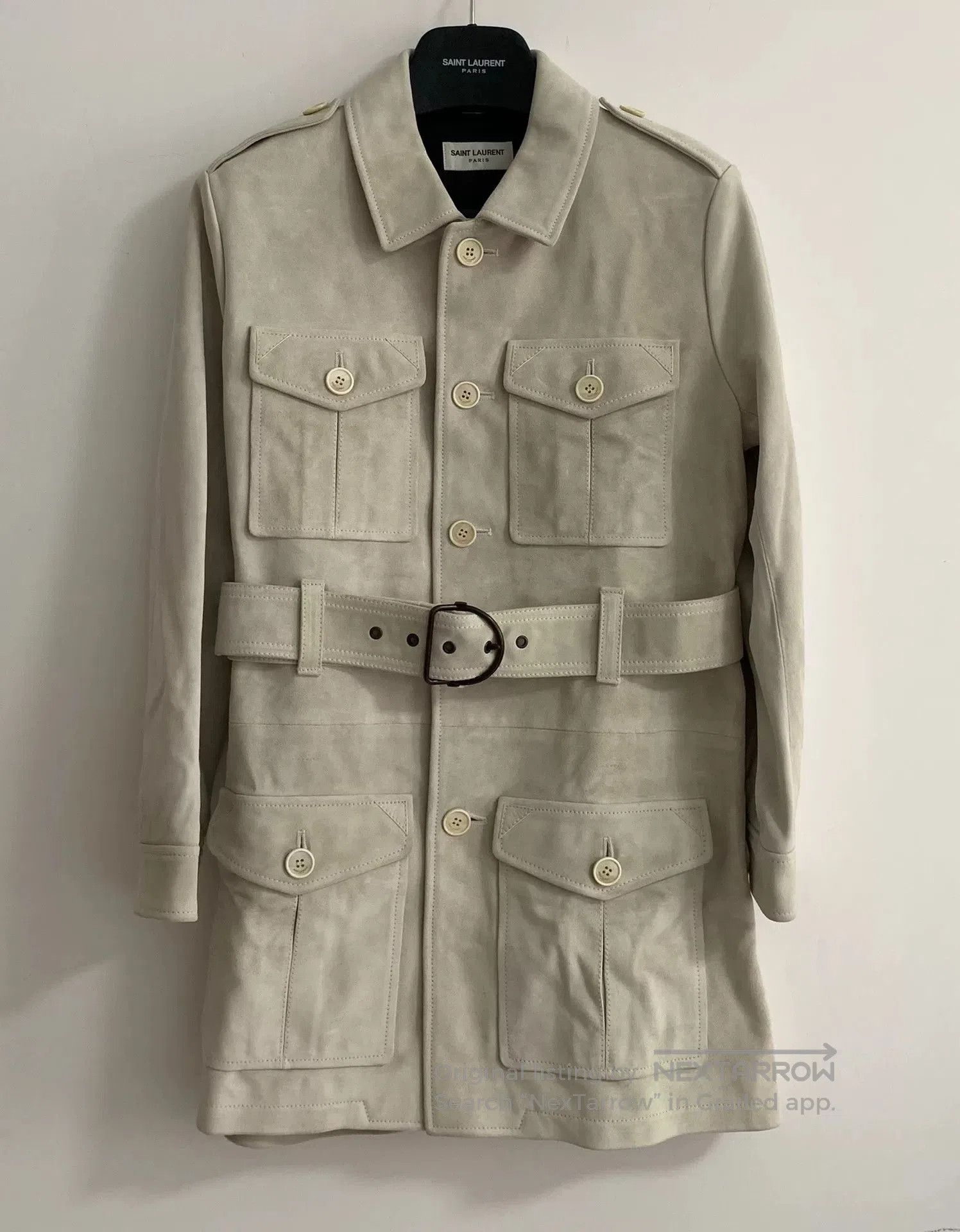 Saint Laurent Paris Saint Laurent SLP 20SS Runway Suede Jacket. Size US S / EU 44-46 / 1 - 1 Thumbnail