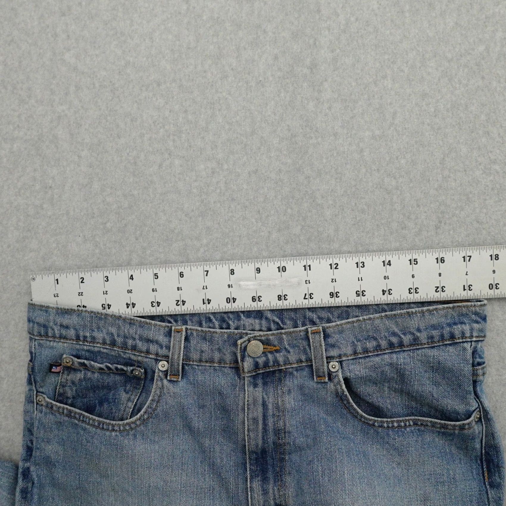 Ralph Lauren VINTAGE Ralph Lauren Jeans Womens 14 Bootcut Denim Light Blue 14 (14x28) Measurements in Pictures Womens Size 36" / US 14 / IT 50 - 7 Thumbnail