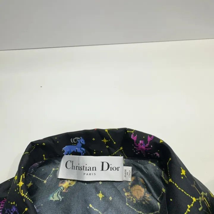 Dior Black Long Sleeve Zodiac Print Shirt 0079-2507