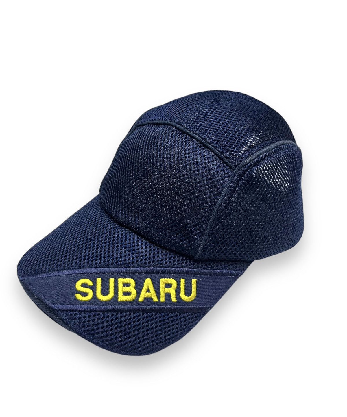 Sports Specialties 90’s SUBARU JPN 5 Panel Mesh Polyester Velcro Strapback Hat Size ONE SIZE - 7 Thumbnail