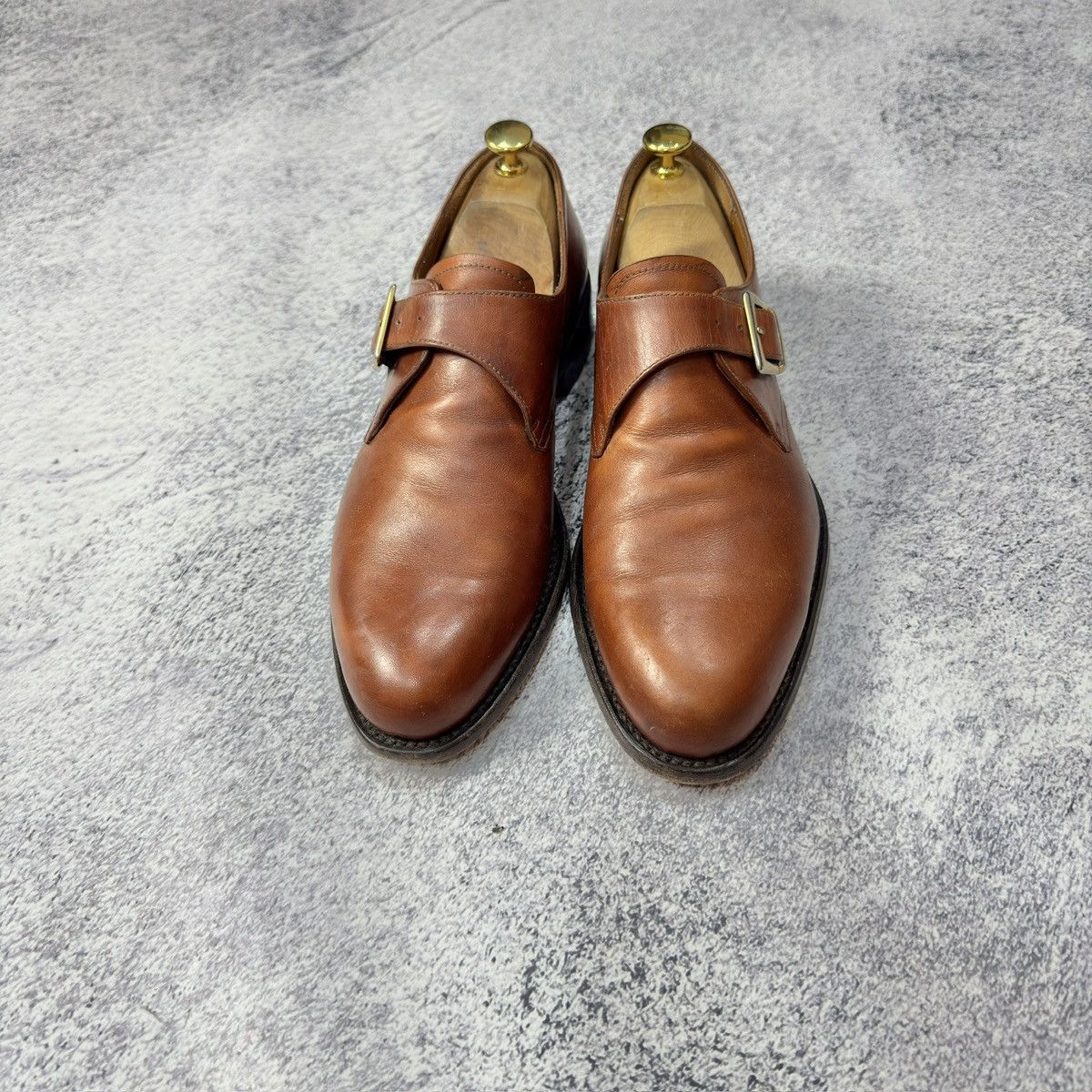 Bexley × Designer × Handmade Bexley Mens Buckle Shoes Monk Straps US9 UK8 Size US 9 / EU 42 - 2 Thumbnail