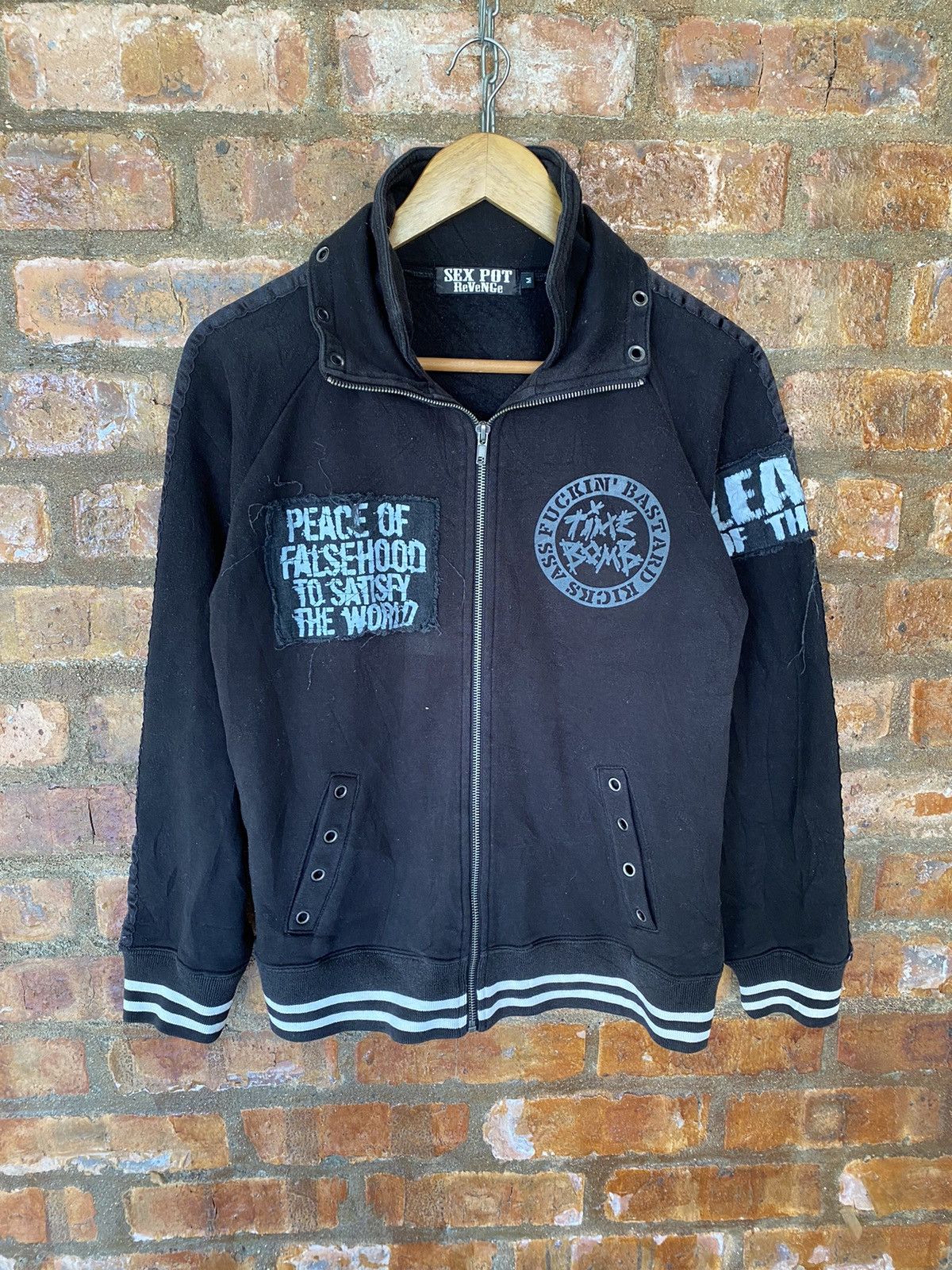 Sex Pot ReVeNGe Sex Pot Revenge Japan Double colar Poem and Anarchy Jacket Size US S / EU 44-46 / 1 - 2 Thumbnail