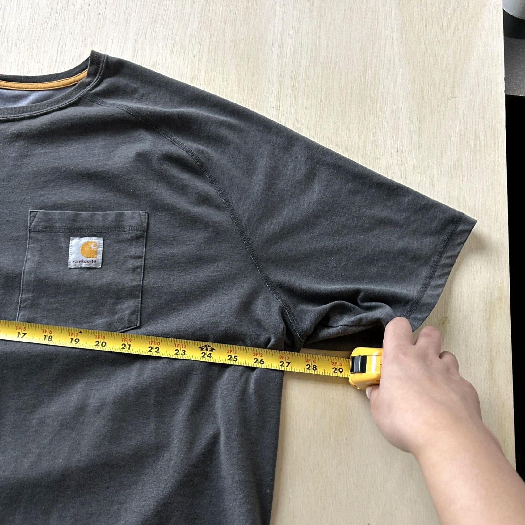 Carhartt Carhartt Shirt Mens 3XL Gray Relaxed Fit Pocket Tee T-Shirt Tagless Crew Neck Short Sleeve Workwear Shirt Mens 3XL Gray Pocket Logo Size US XXL / EU 58 / 5 - 5 Thumbnail