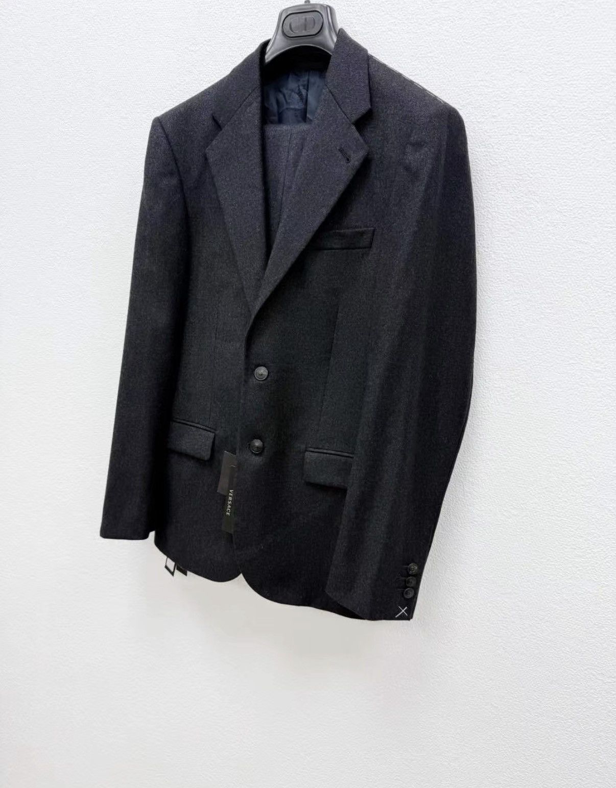 Versace VERSACE Mainline Wool Stretch Suit Set J30 Size US M / EU 48-50 / 2 - 2 Thumbnail