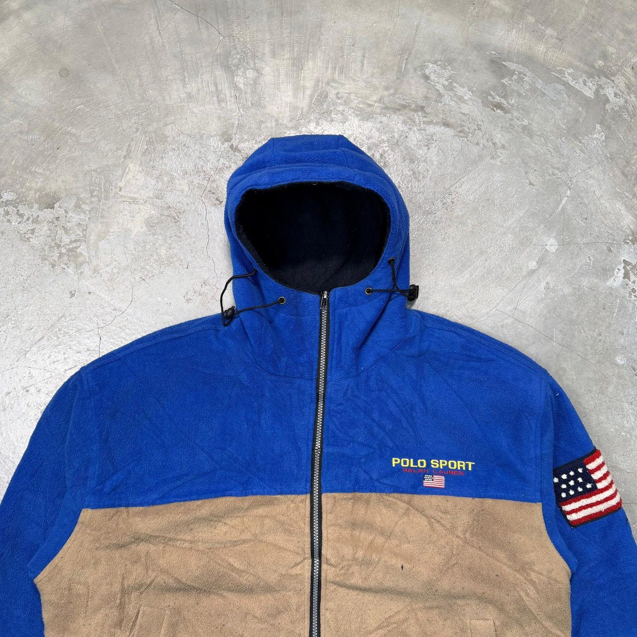 Polo Ralph Lauren Vintage POLO SPORT Ralph Lauren Fleece Jacket Size US L / EU 52-54 / 3 - 3 Thumbnail