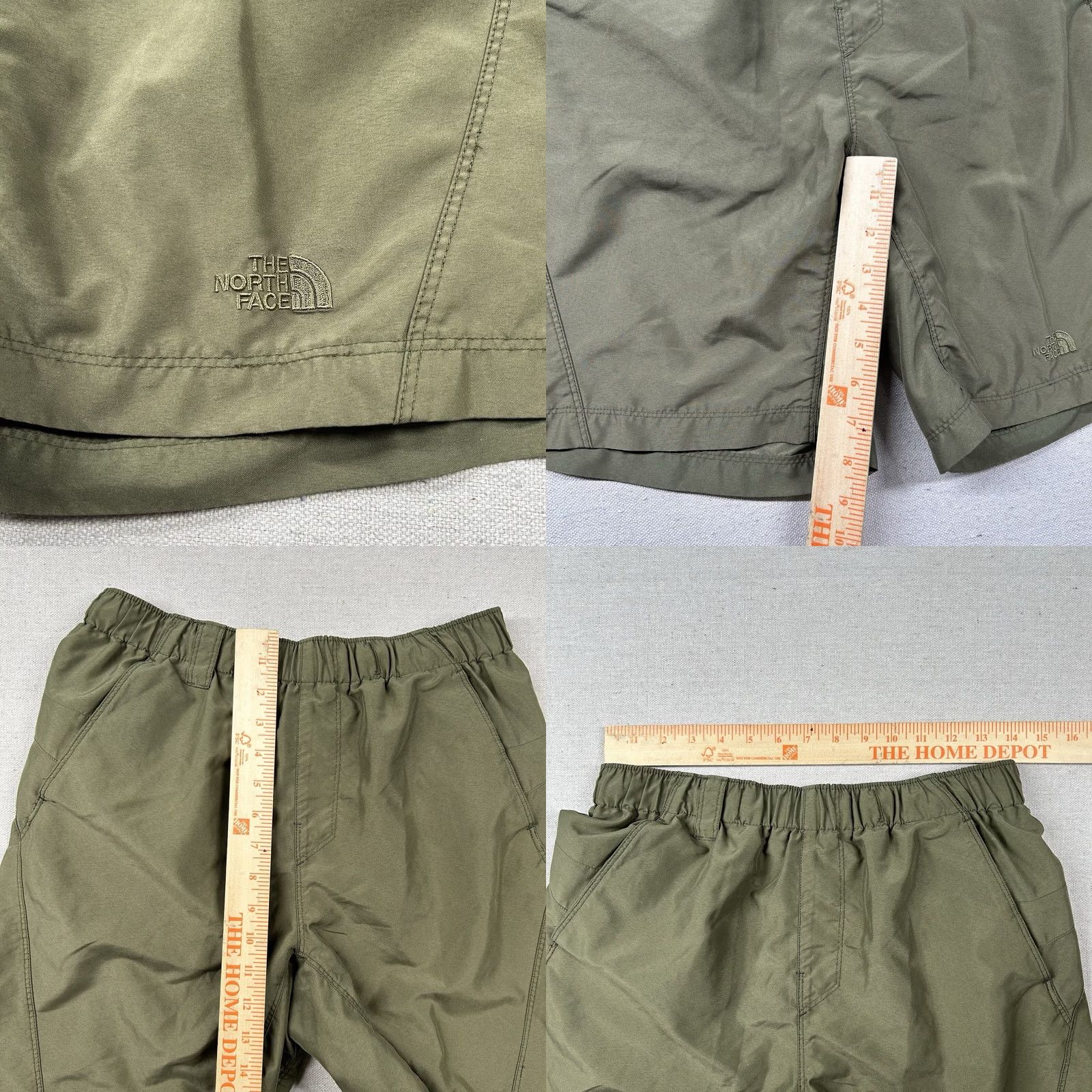 The North Face The North Face Shorts Mens S Lined Stretch Performance Hiking Olive Green Size US 29 - 8 Thumbnail