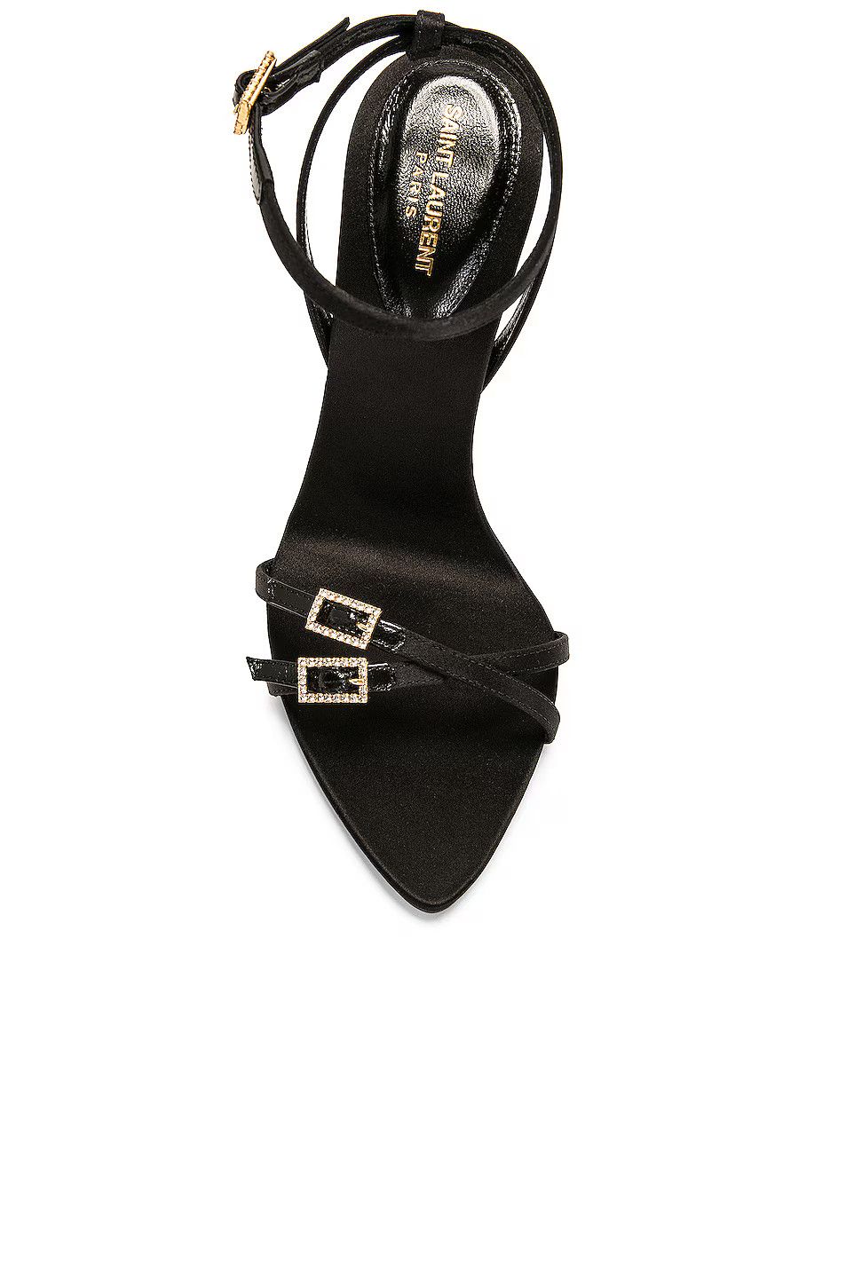 Saint Laurent Paris o1bcso1str1124 Cassie Sandals in Black Size US 11 / IT 41 - 3 Thumbnail