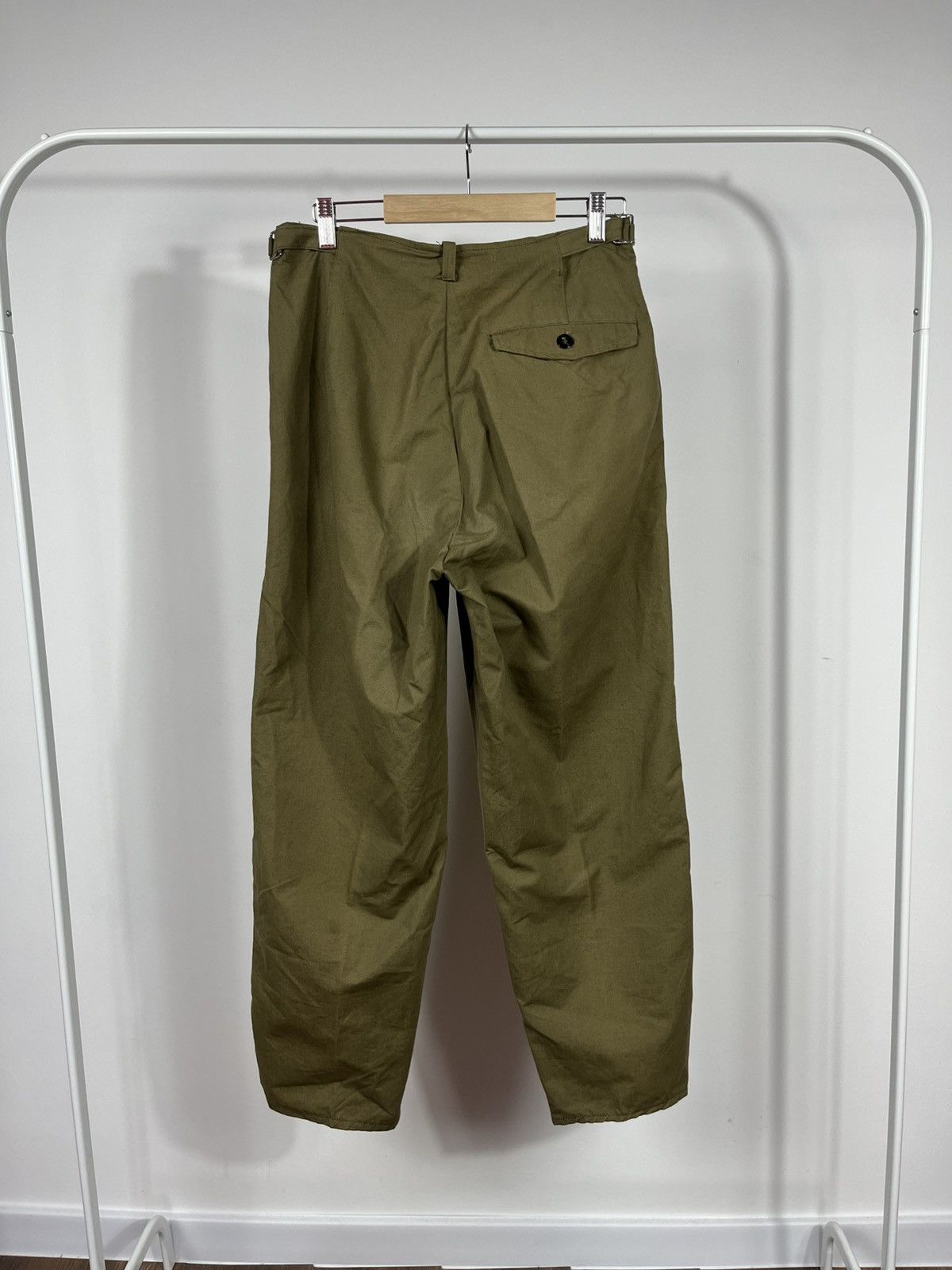 Vintage Vintage Czechoslovakian Army Field Pants Olive Green C-3 Size US 31 - 12 Thumbnail