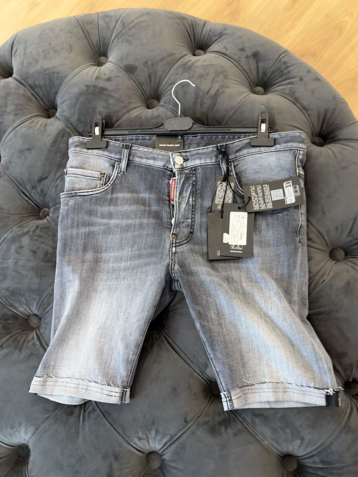 Dsquared2 Dsquared2 gray denim shorts Size US 36 / EU 52 - 1 Thumbnail