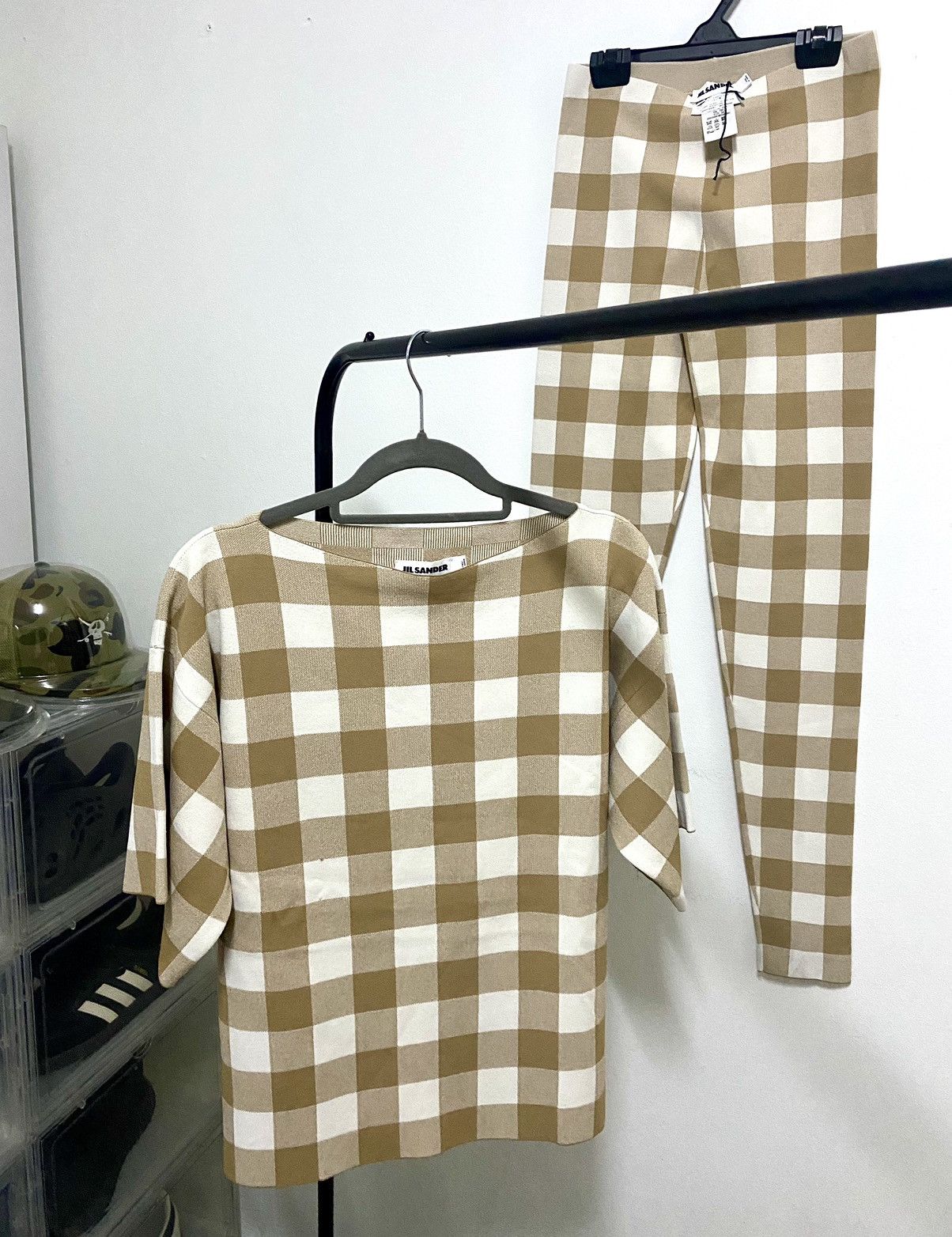 Jil Sander 🔥BULK ITEM🔥One set Jil sander Checkered Sleepwear Size S / US 4 / IT 40 - 1 Thumbnail