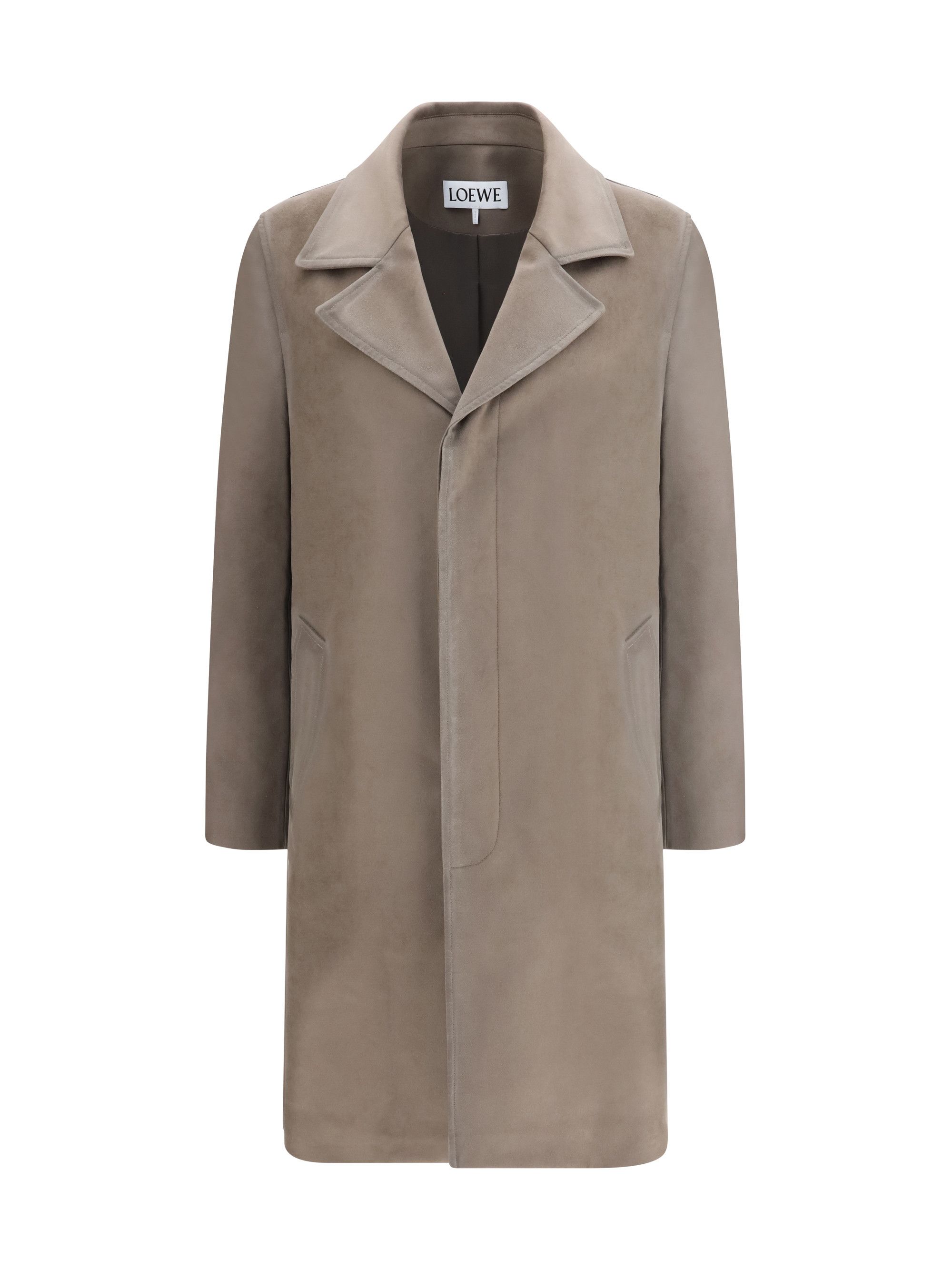 Loewe Single-breasted brushed cotton-blend fustian Coat Size US M / EU 48-50 / 2 - 1 Thumbnail