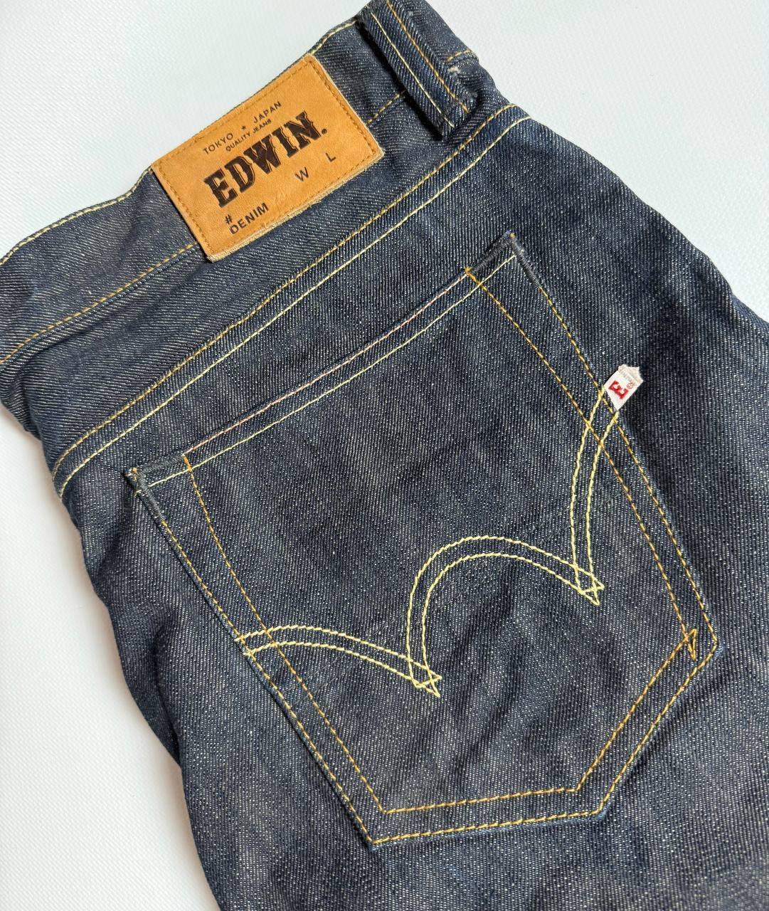 Edwin Edwin Japanese Denim Selvage Jeans ED-71 Slim Blue Mens Size US 32 / EU 48 - 6 Thumbnail