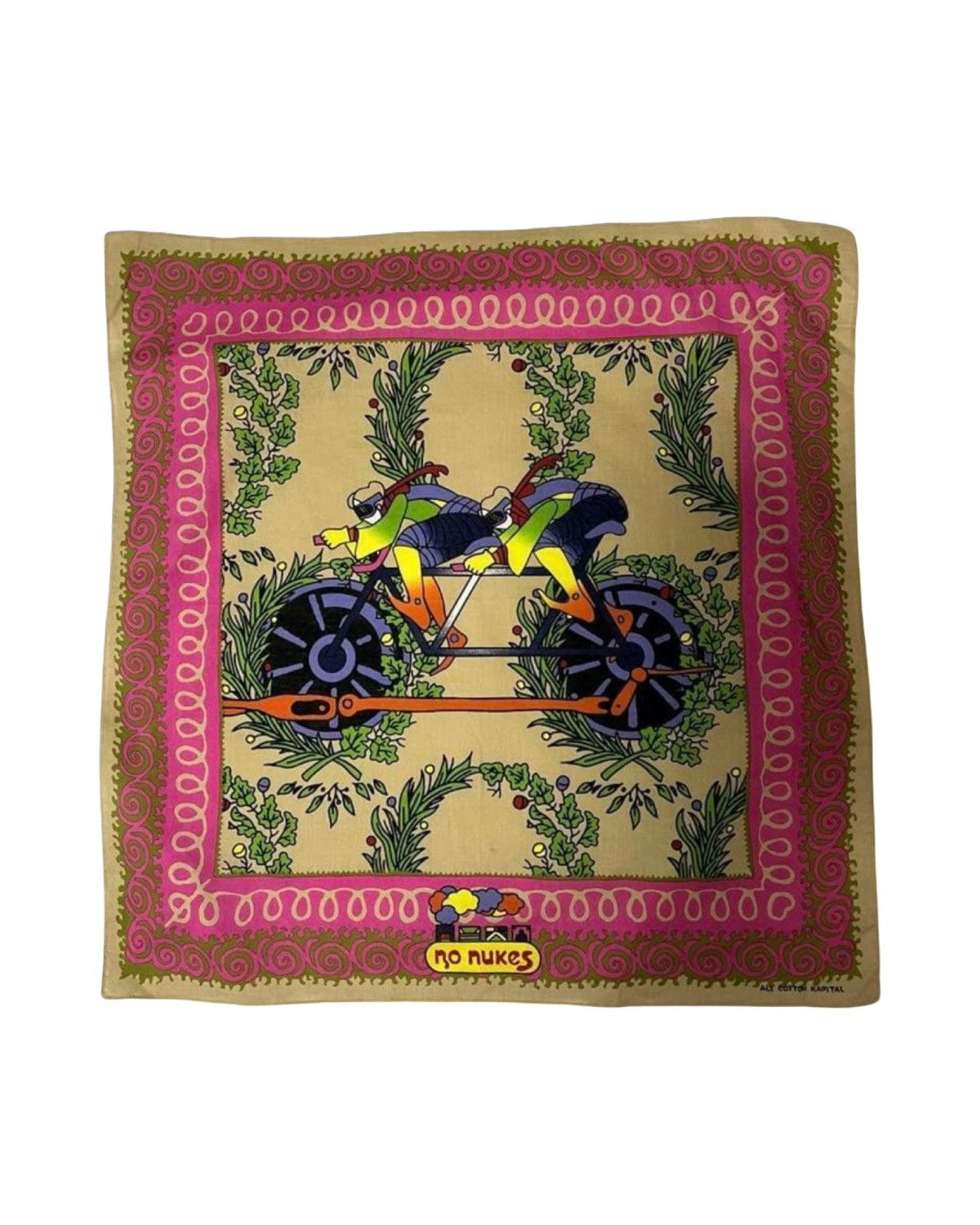 Kapital Kapital No Nukes Bandana Size ONE SIZE - 2 Thumbnail