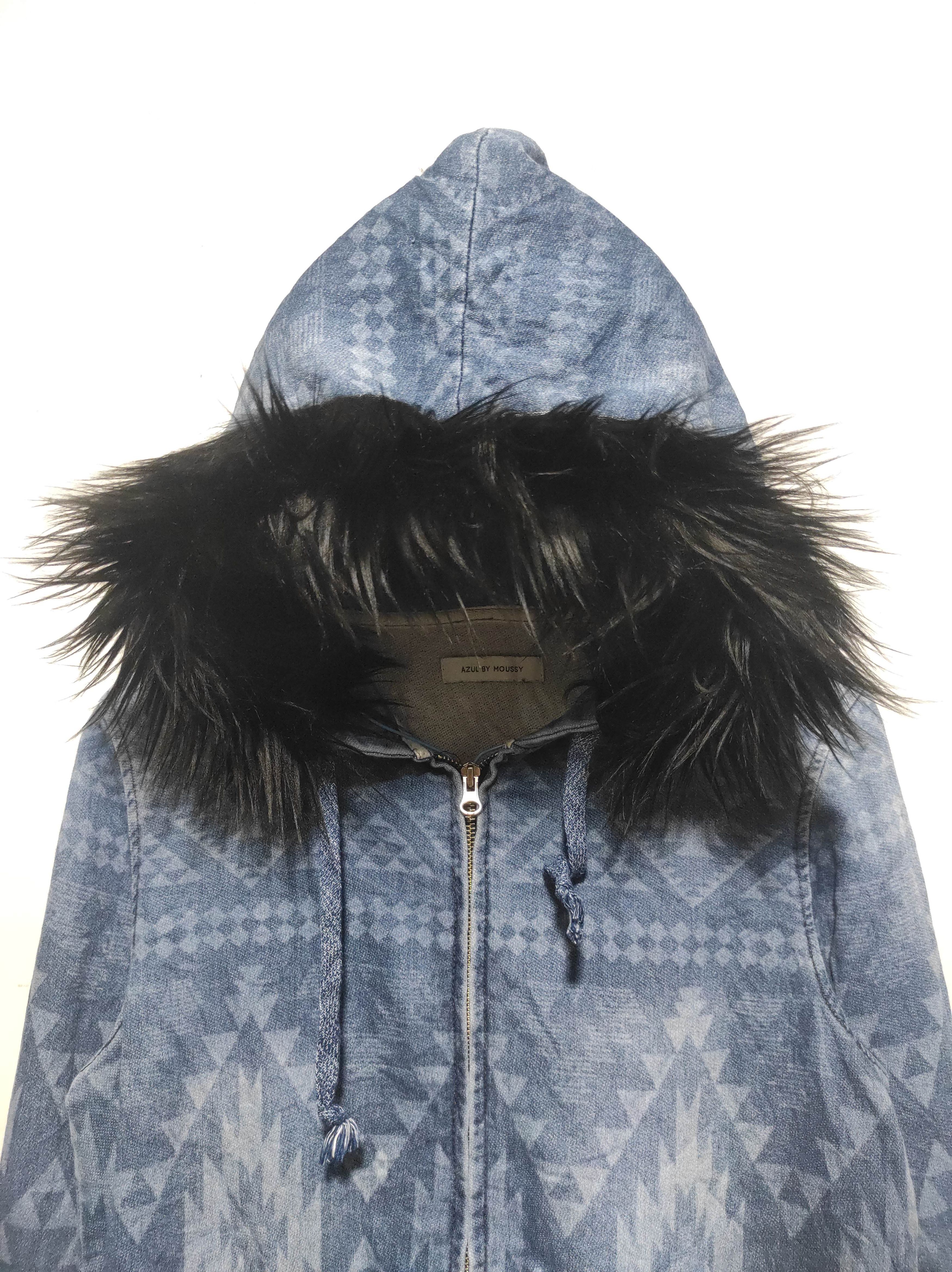 Hysteric Glamour Azul by Moussy Zipper Fur Hoodie if6was9 LGB style Size US S / EU 44-46 / 1 - 7 Thumbnail