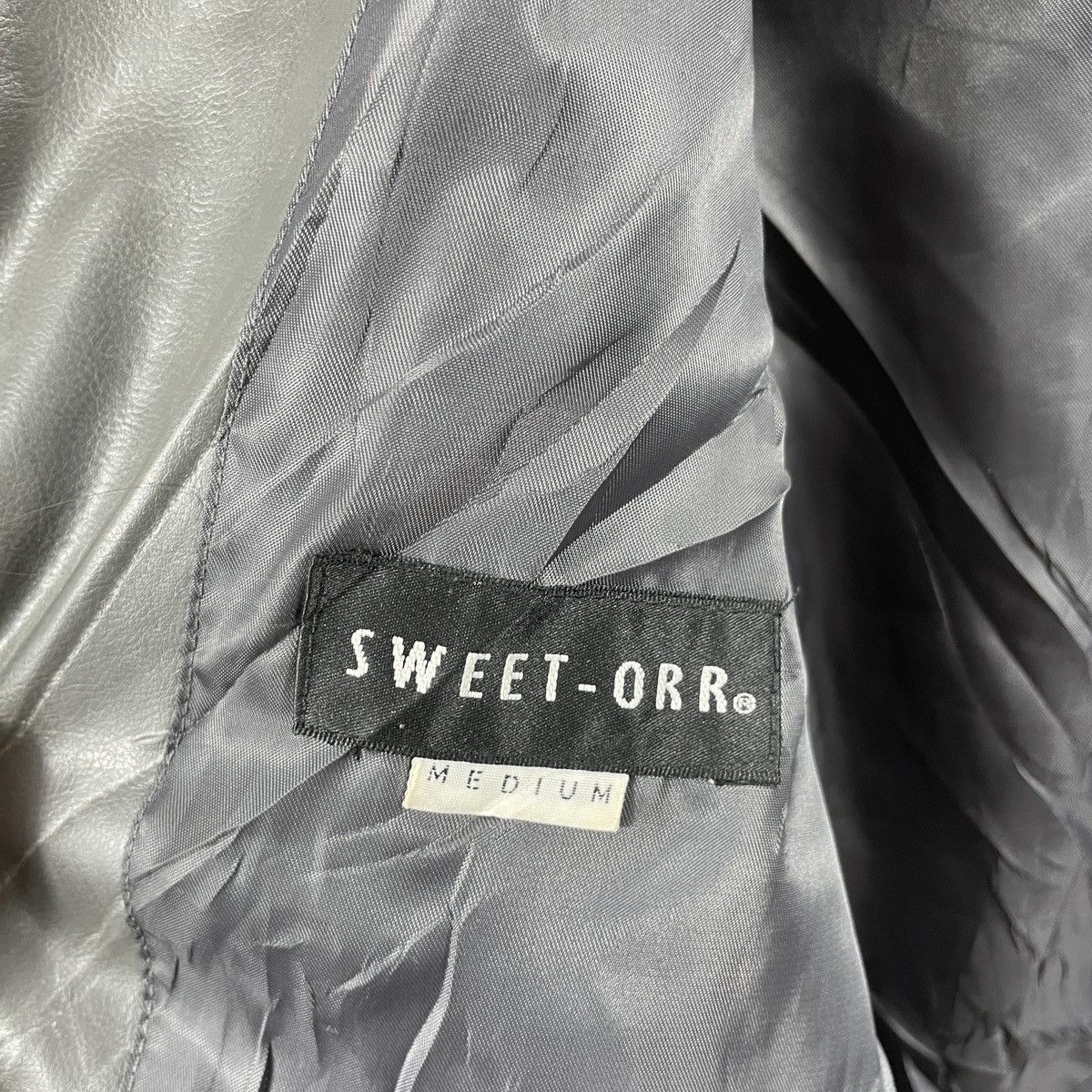 Vintage Vintage Sweet Orr Worker Leather Jacket Size US M / EU 48-50 / 2 - 9 Thumbnail