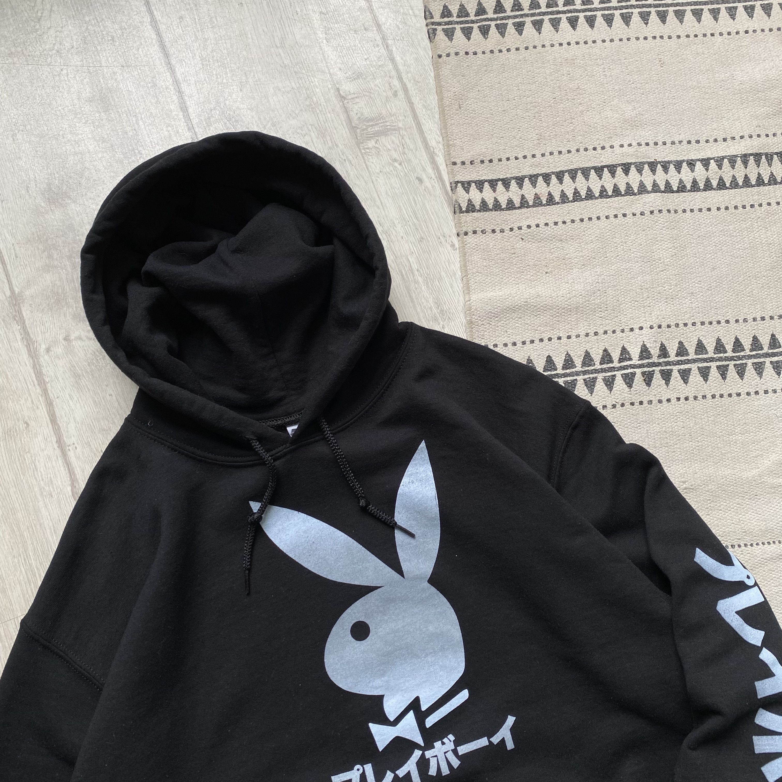 Playboy 🐰 Vintage 00s Playboy hoodie Y2K japanese print Sex Girl Size US M / EU 48-50 / 2 - 2 Thumbnail