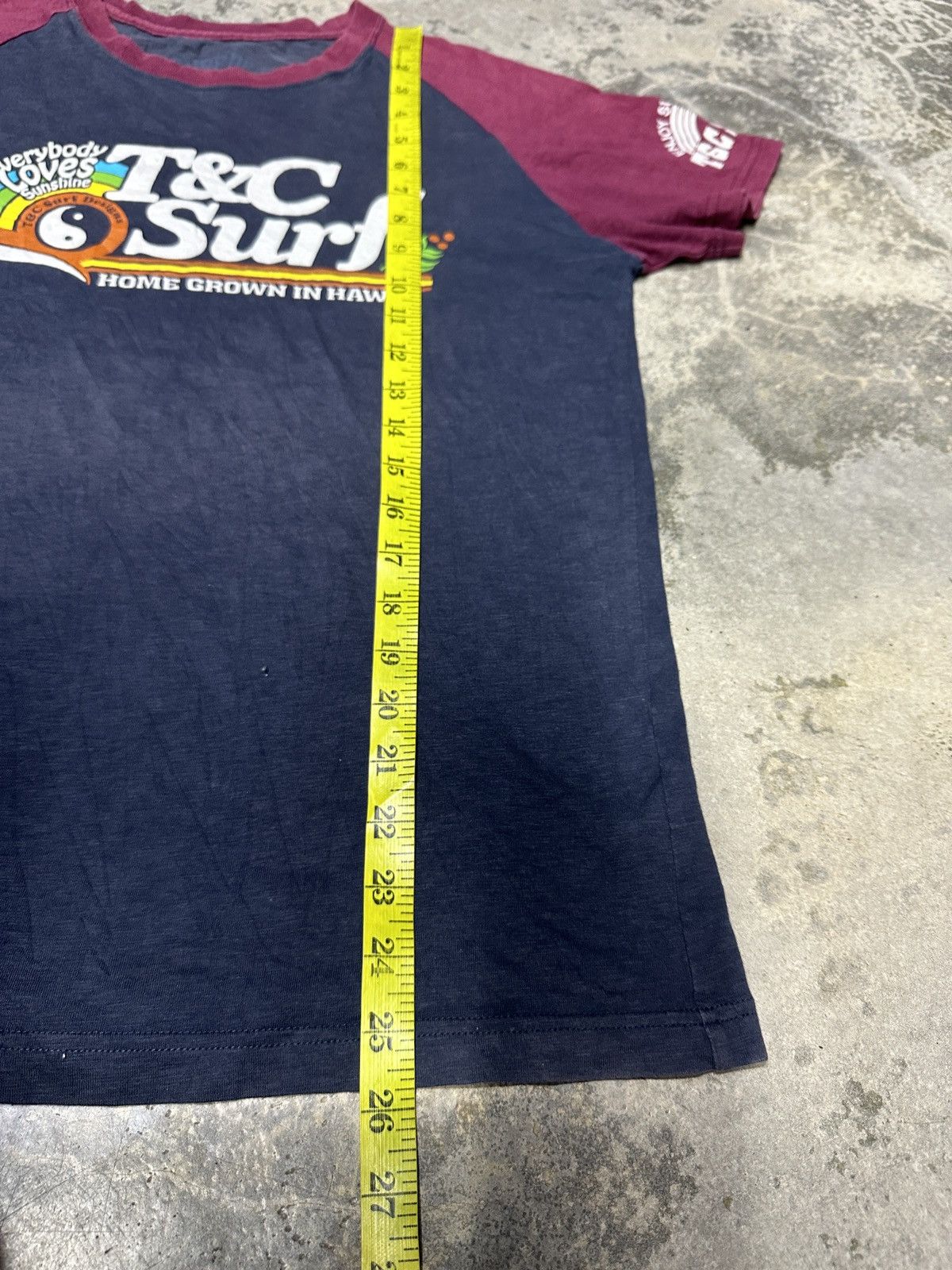 Vintage Sun Faded 🔥 Y2k T&C Surf Hawaii Tshirt Size US M / EU 48-50 / 2 - 14 Thumbnail
