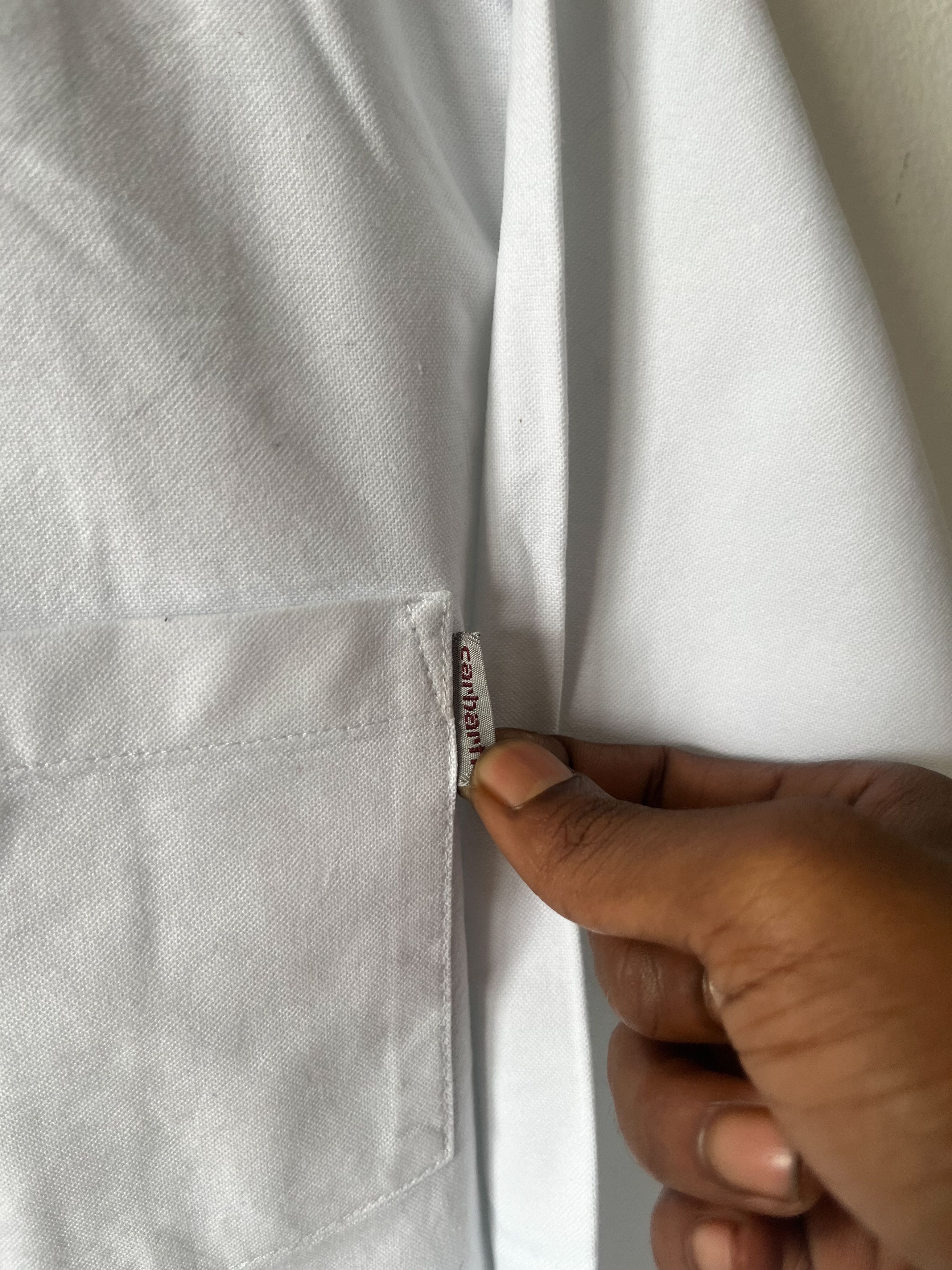 Carhartt Wip Carhartt WIP Oxford Rib White Shirt Size US M / EU 48-50 / 2 - 3 Thumbnail