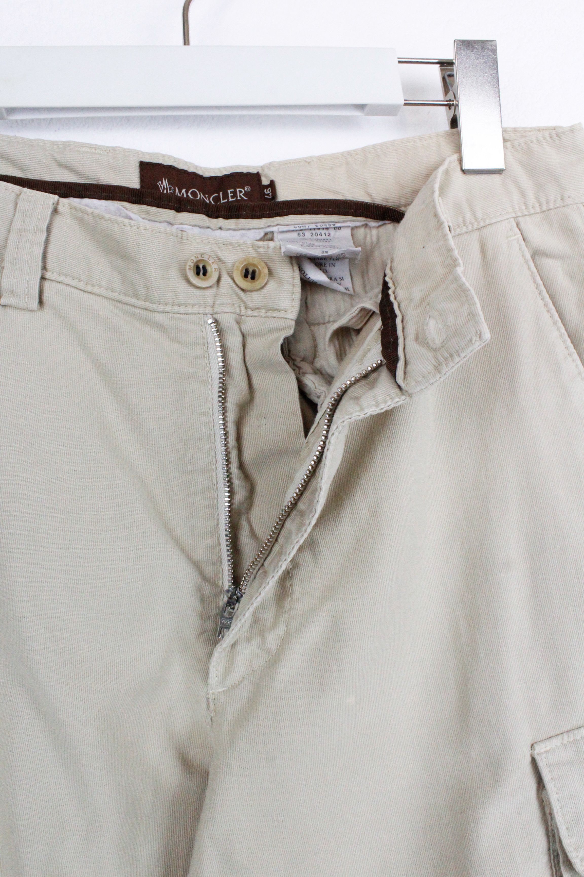 Moncler Moncler Beige Tab Logo Cargo Pants Trousers Size US 30 / EU 46 - 7 Thumbnail