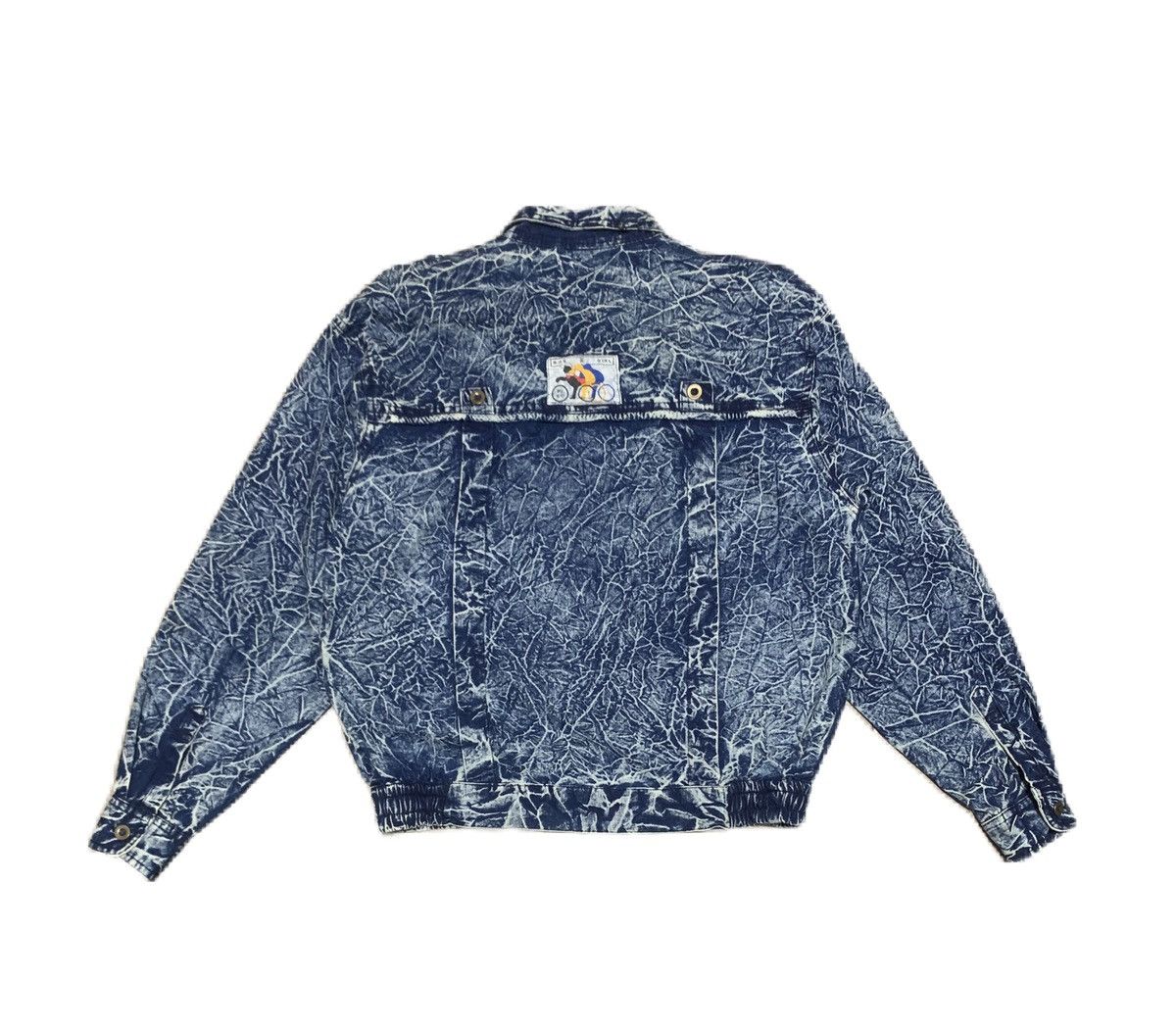 Japanese Brand Vintage Japanese Brand Acid Wash Denim Jacket Size US M / EU 48-50 / 2 - 2 Thumbnail