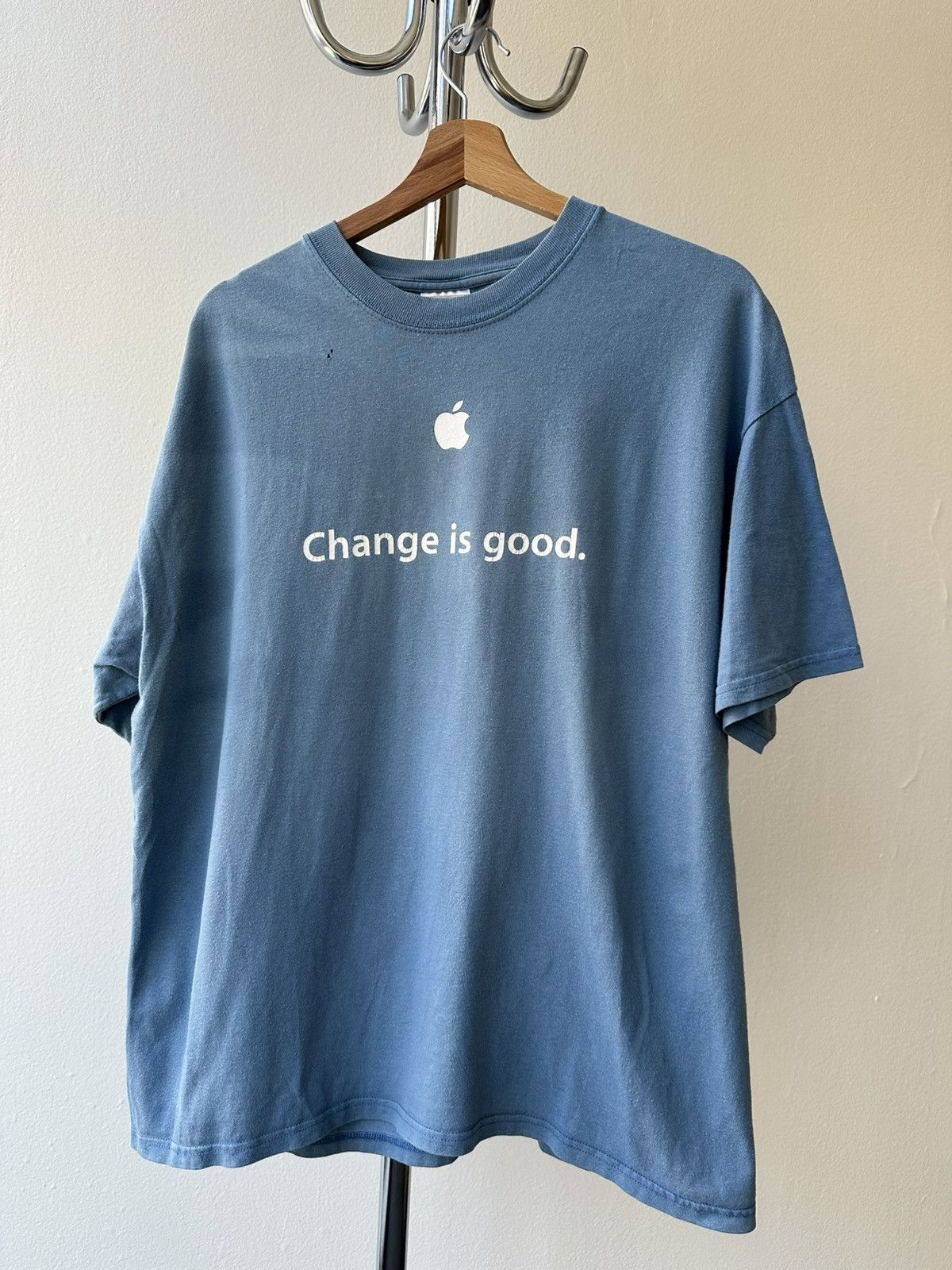 Apple × Vintage Vintage Apple “Change is Good” 90s T-shirt | Grailed