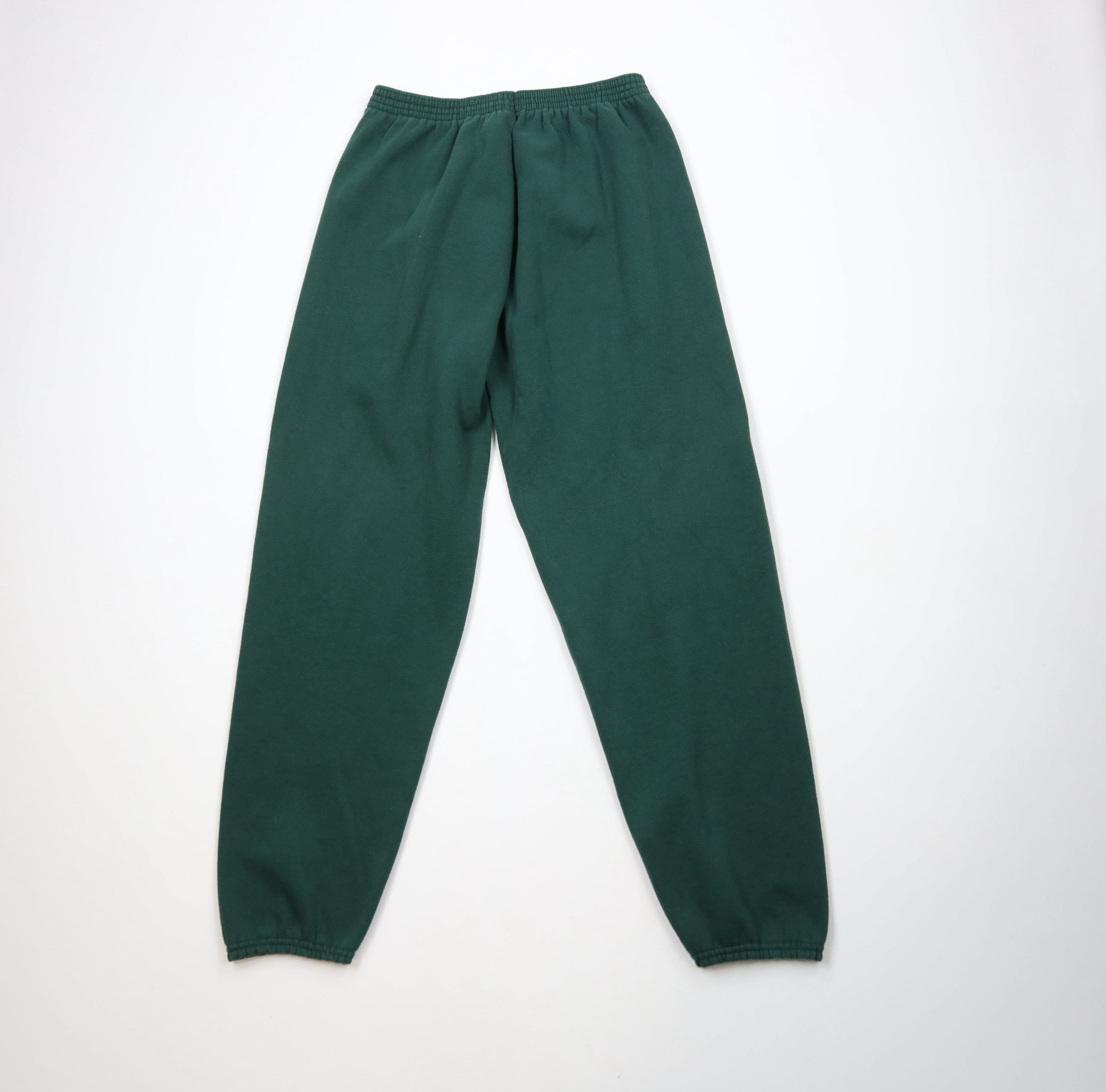Vintage Vintage 90s Streetwear Cuffed Sweatpants Joggers Green USA Size US 36 / EU 52 - 7 Thumbnail